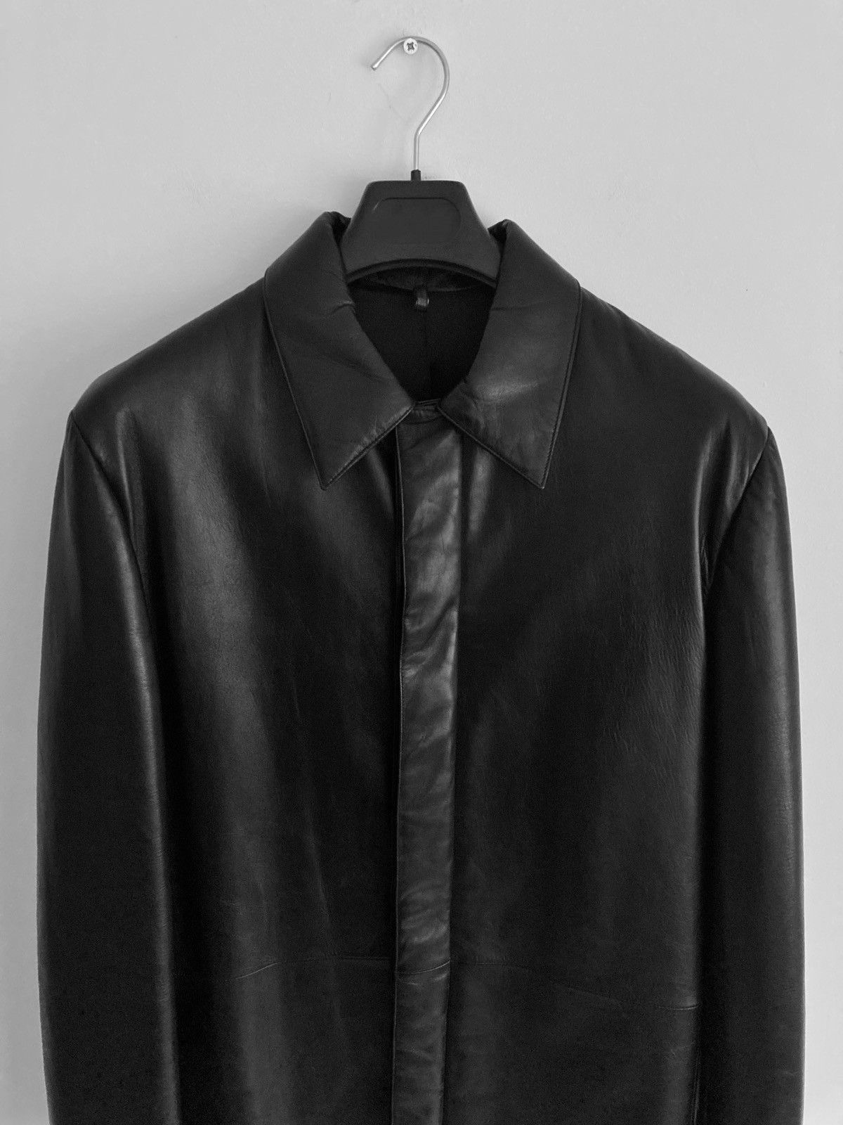 Dior × Hedi Slimane A/W 2002 “Reflexion” Padded Lambskin Coat Size US L / EU 52-54 / 3 - 2 Thumbnail