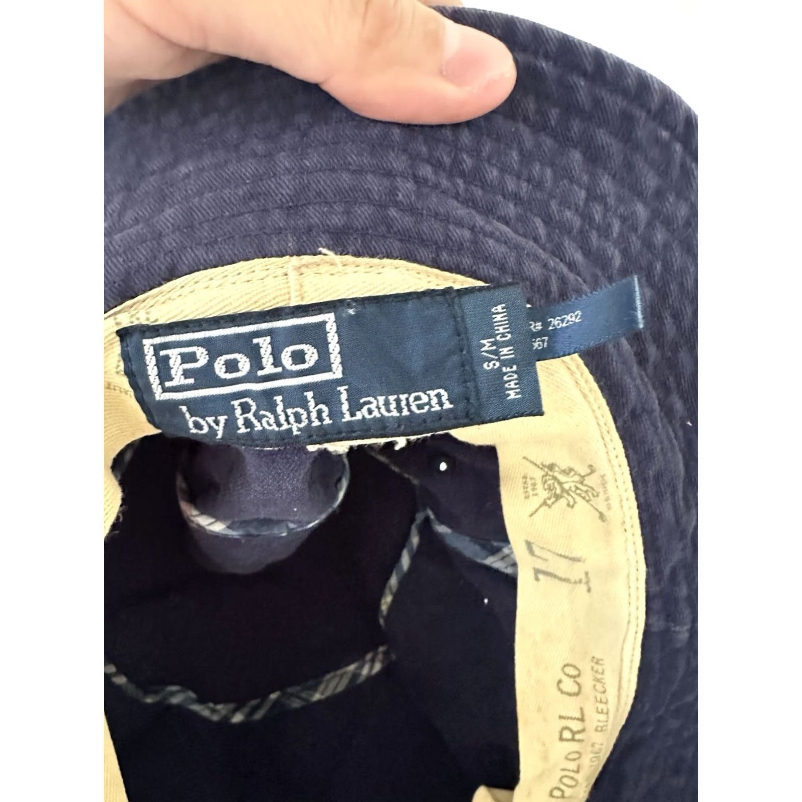Polo Ralph Lauren VINTAGE Polo Ralph Lauren Bucket Hat S/M Blue 90s Fisherman Plaid Casual Travel Mens RARE Size US S / EU 44-46 / 1 - 7 Thumbnail