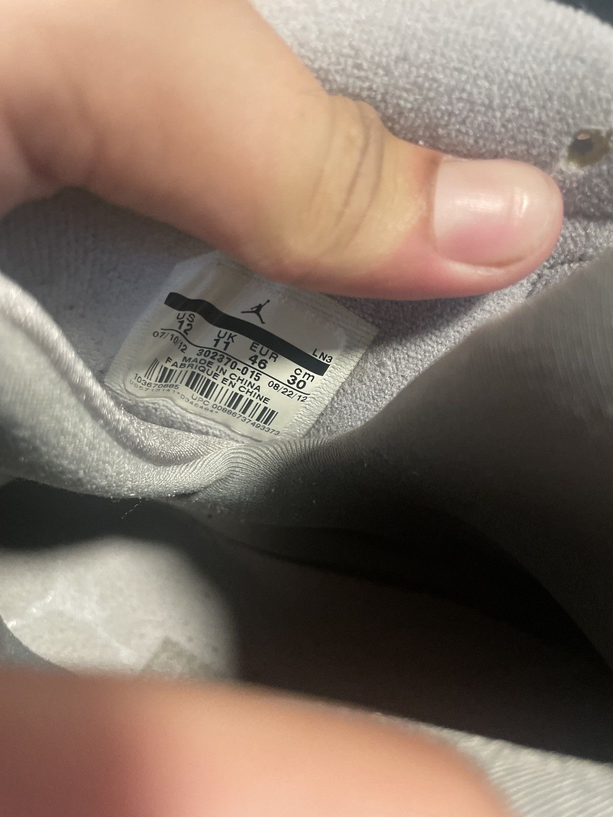 Jordan Brand Jordan 9 2012 cool grey Size US 12 / EU 45 - 10 Thumbnail