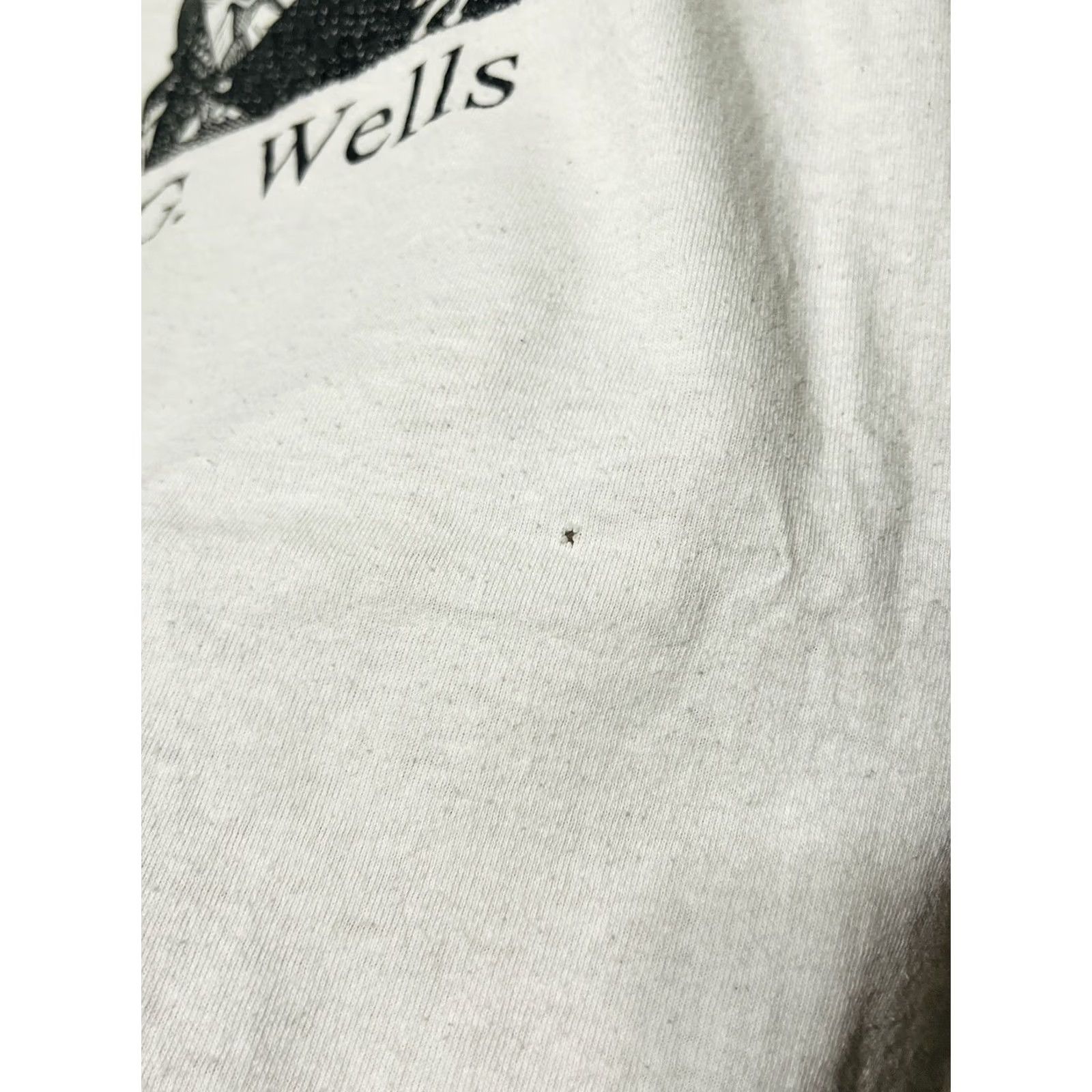 Soffe VINTAGE HG Wells Author Caricature T Shirt 1992 Soffe XL USA White Men 90s Shirt Size US XL / EU 56 / 4 - 7 Thumbnail
