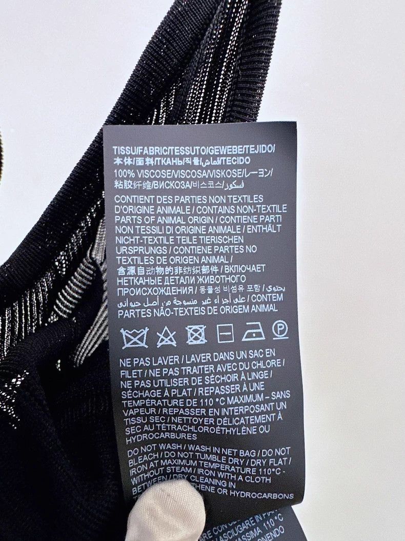 Saint Laurent Paris Saint Laurent Paris Black knit suspender Size XL / US 12-14 / IT 48-50 - 5 Thumbnail