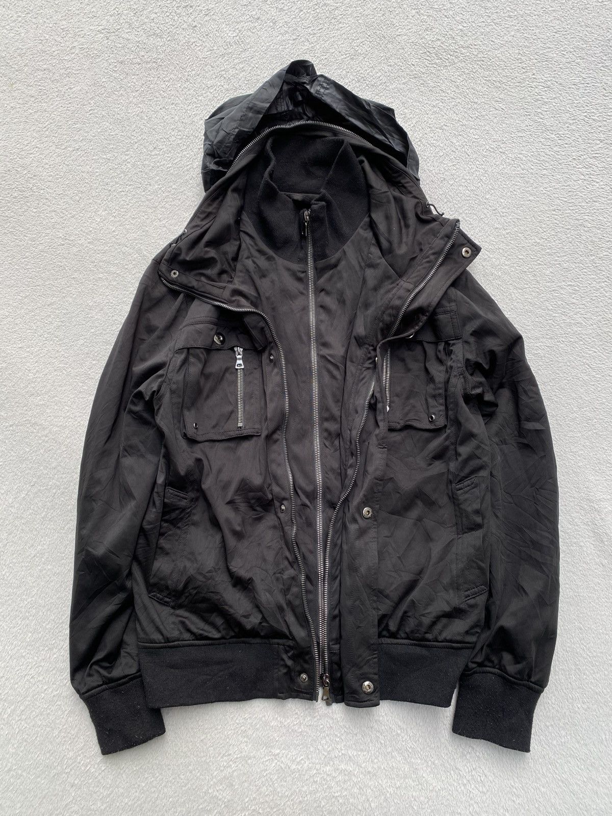 In The Attic 2000s In the Attic- Utilitarian Bomber Jacket Size US S / EU 44-46 / 1 - 1 Thumbnail