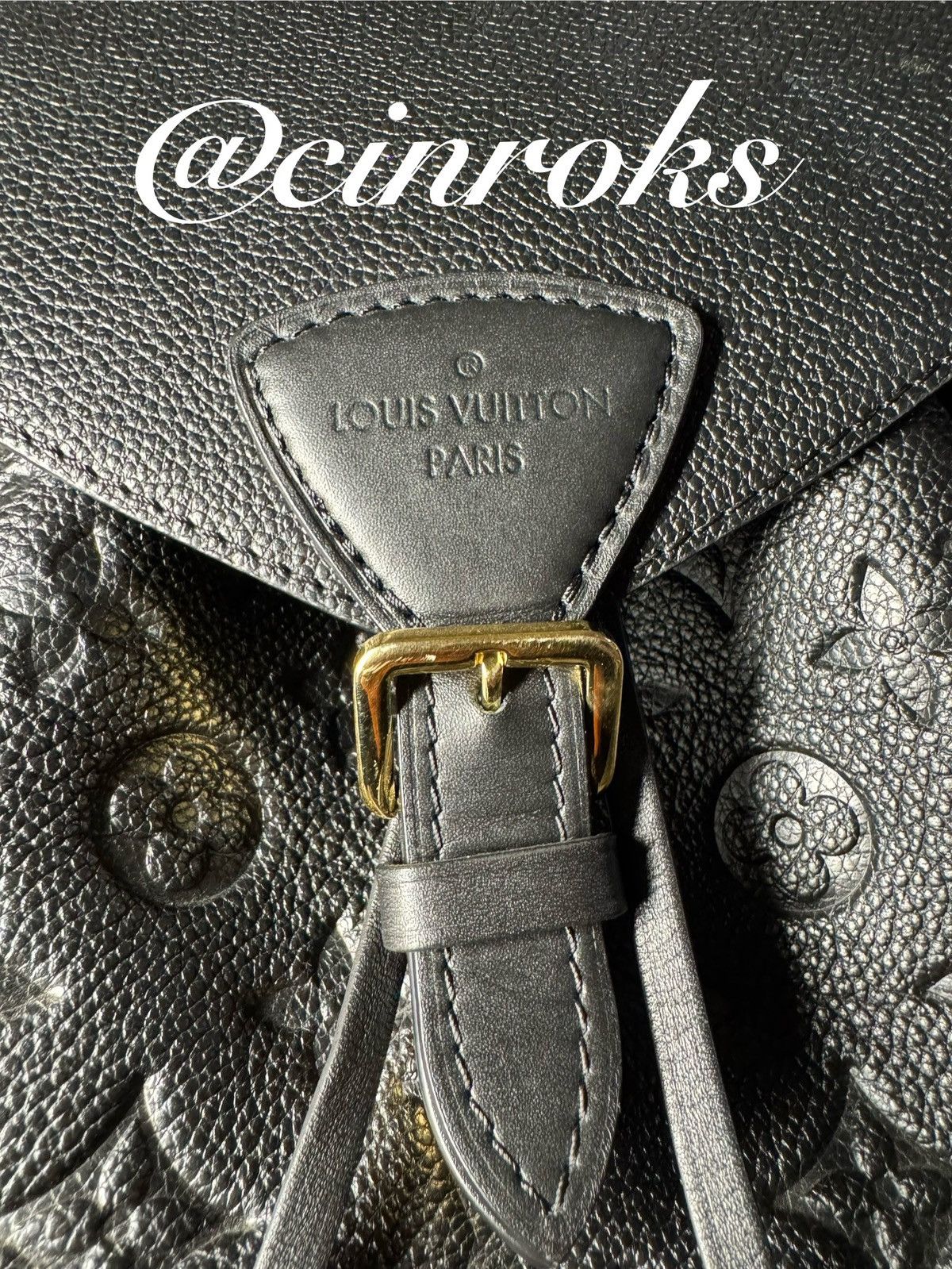 Louis Vuitton Louis Vuitton Montsouris PM Empreinte Leather Backpack Size ONE SIZE - 7 Thumbnail