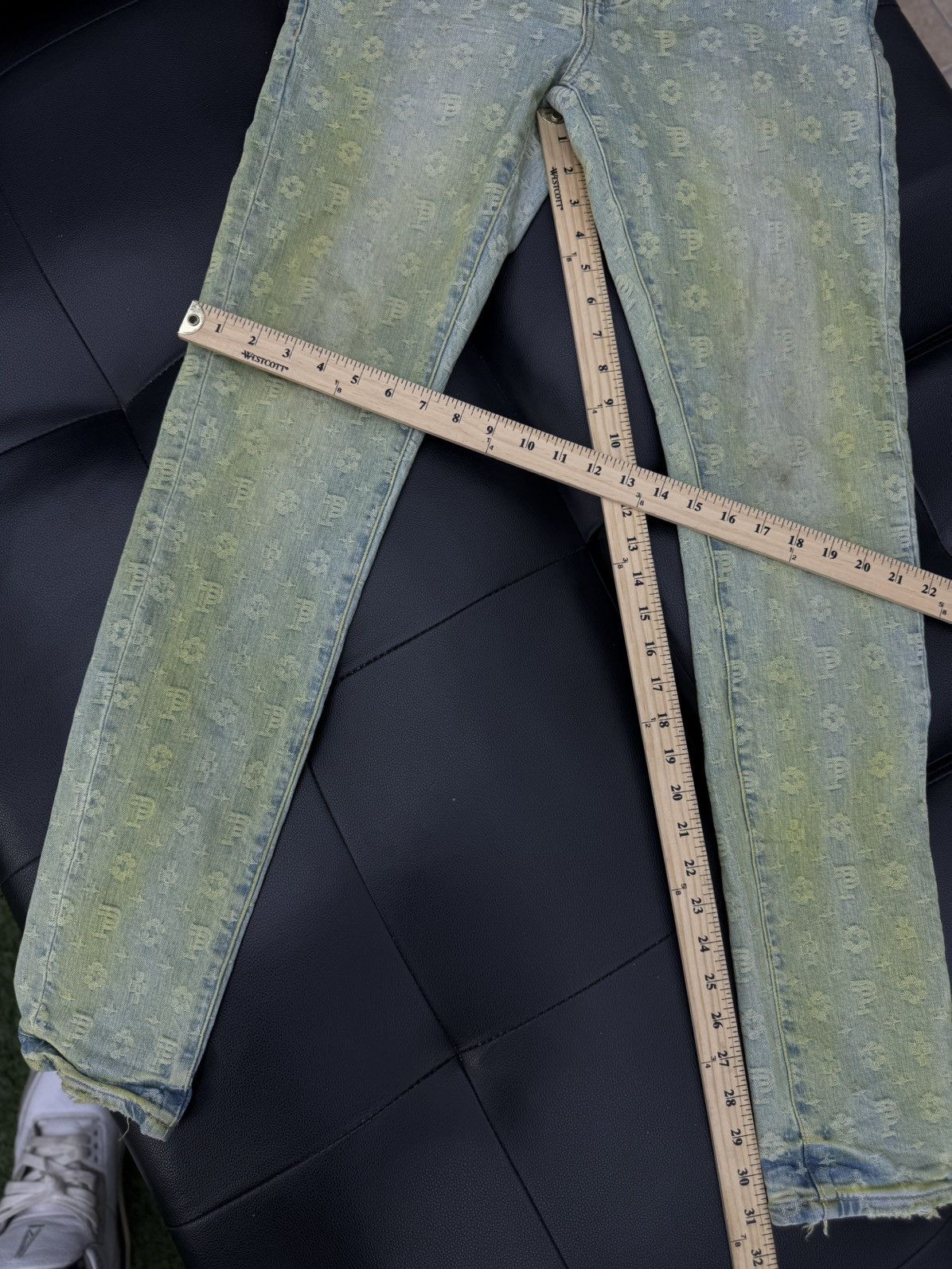 Purple Brand Purple Brand Jeans Blue/Yellow Jeans Size 31 🧼 Size US 31 - 10 Thumbnail