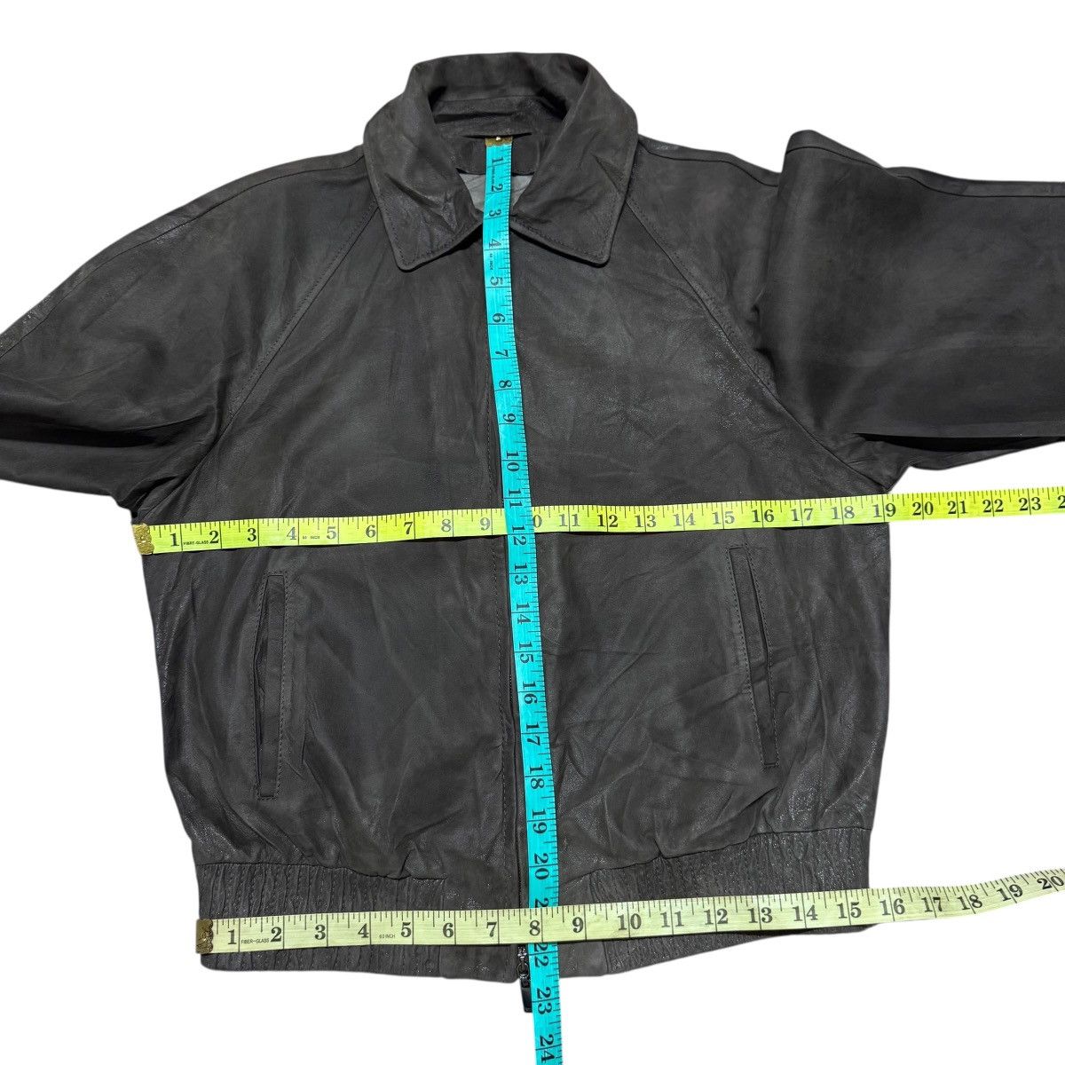 Max Mara Max Mara Bomber Leather Jacket Size S / US 4 / IT 40 - 13 Thumbnail