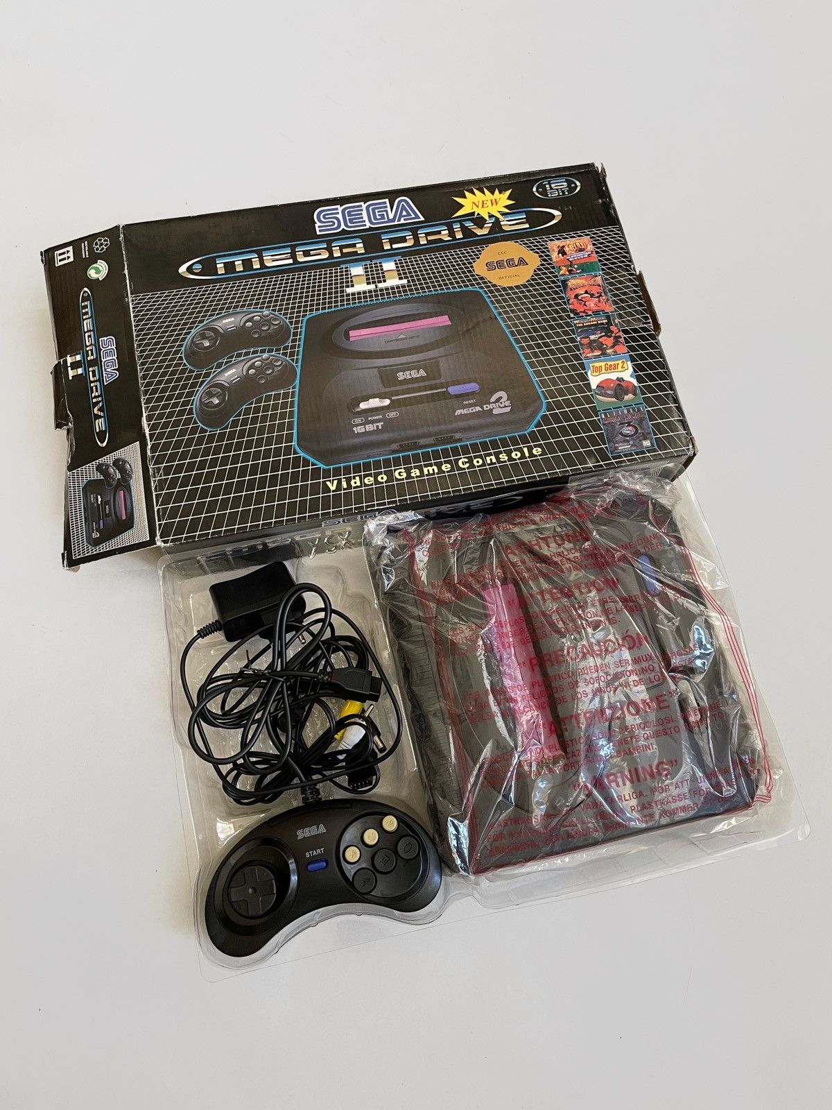Vintage Vintage Sega Mega Drive game console 1993 New Size ONE SIZE - 2 Thumbnail