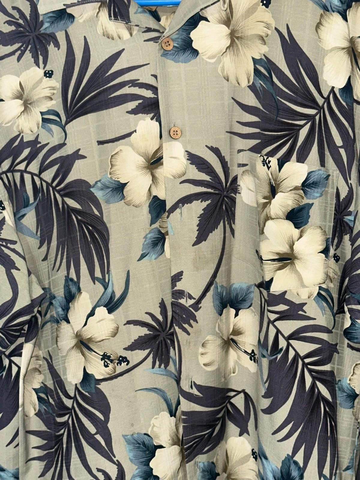 Designer Jamaica Jaxx 100% Silk Shirt L Size 42R - 3 Thumbnail