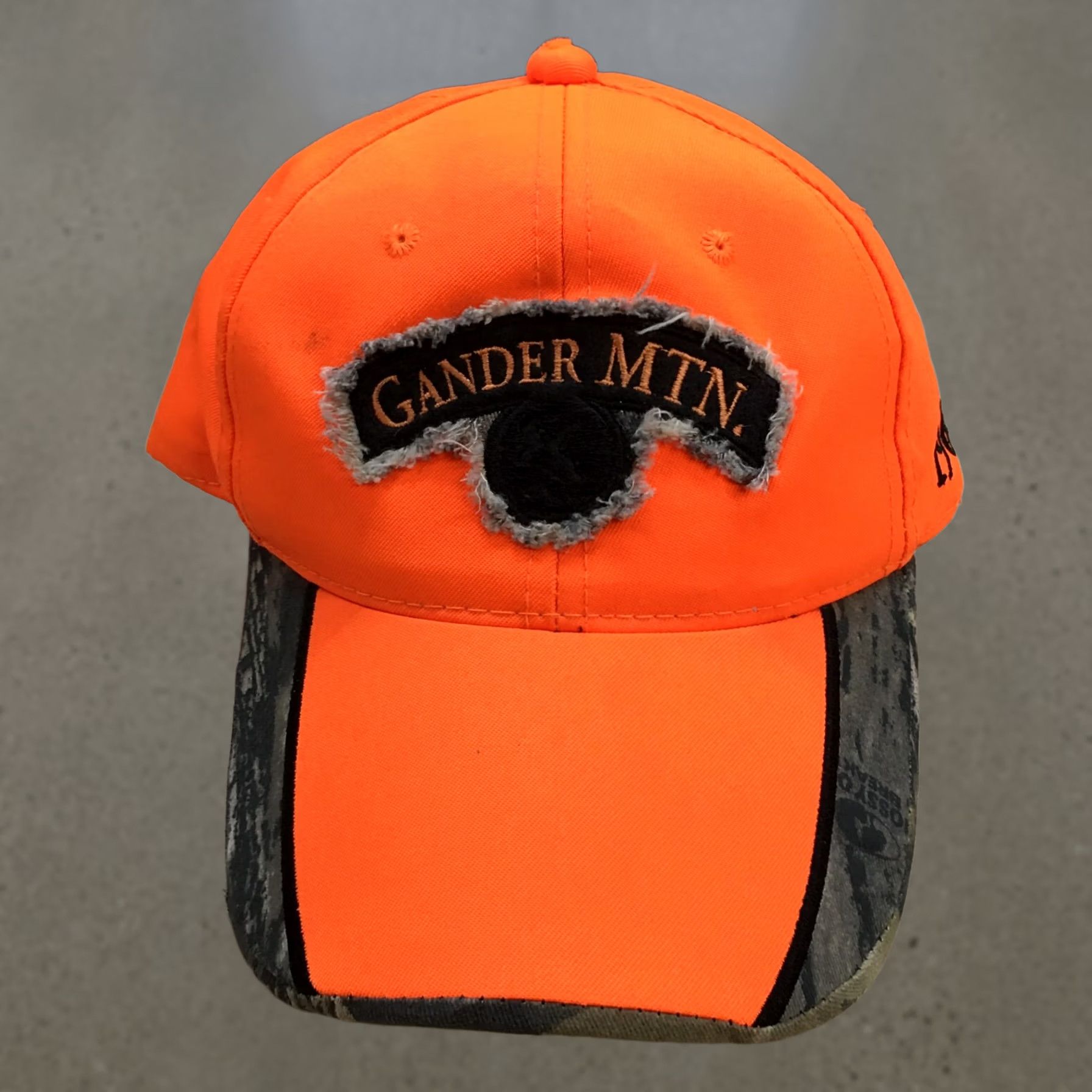 Vintage Gander Mtn Baseball Cap Hat One Size Orange Embroidered Adjustable 1960 Mens Size ONE SIZE - 1 Thumbnail
