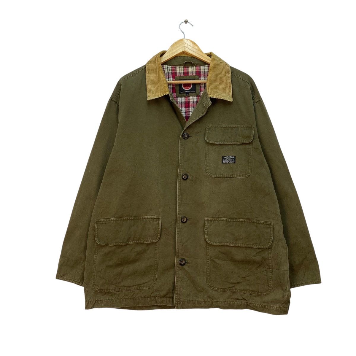 Vintage 💥Vintage Lucky Stripe Barn Workwear Chore Jacket Size US M / EU 48-50 / 2 - 1 Thumbnail