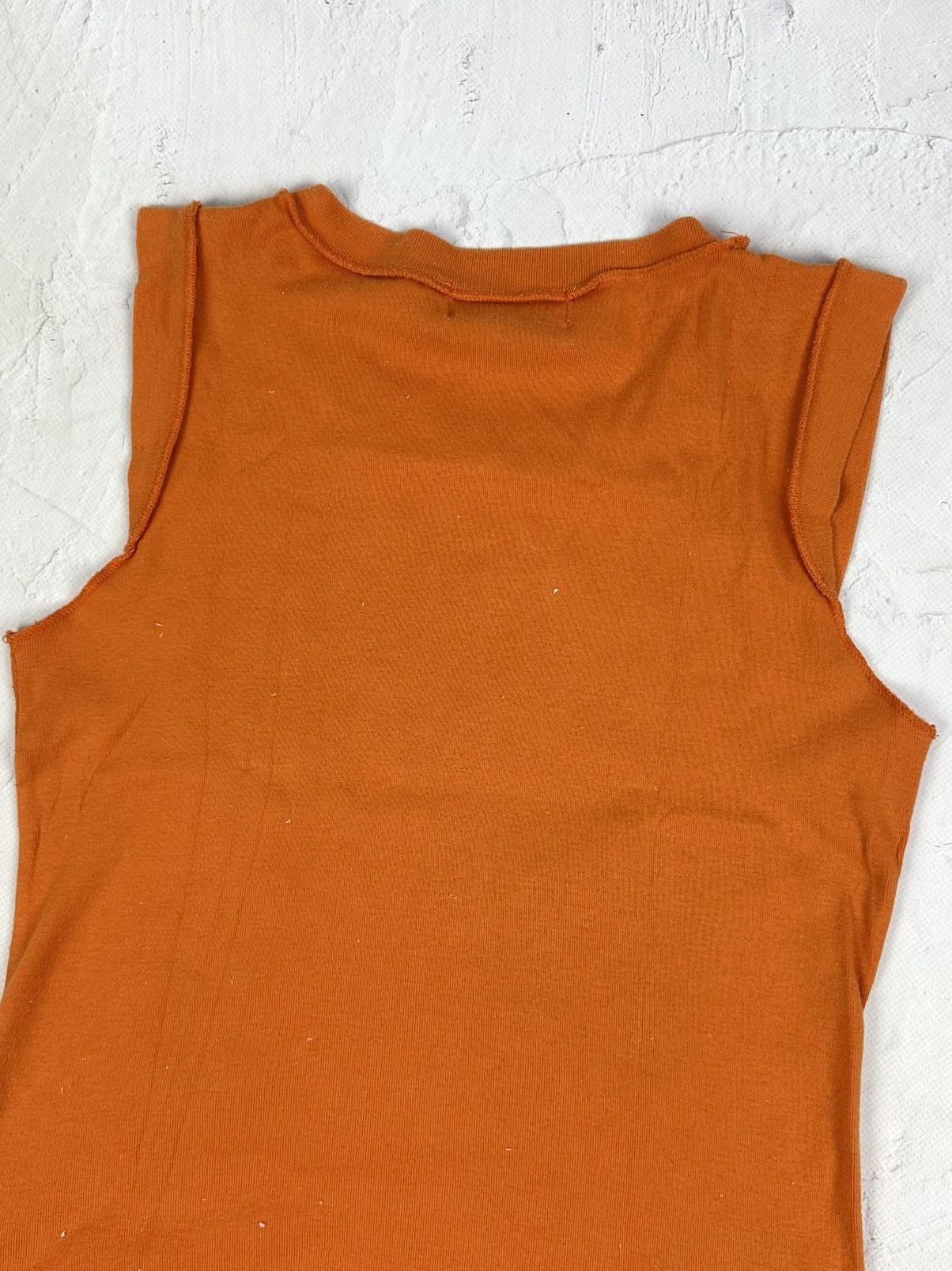 Other Vintage Printed Orange Top Size S / US 4 / IT 40 - 6 Thumbnail