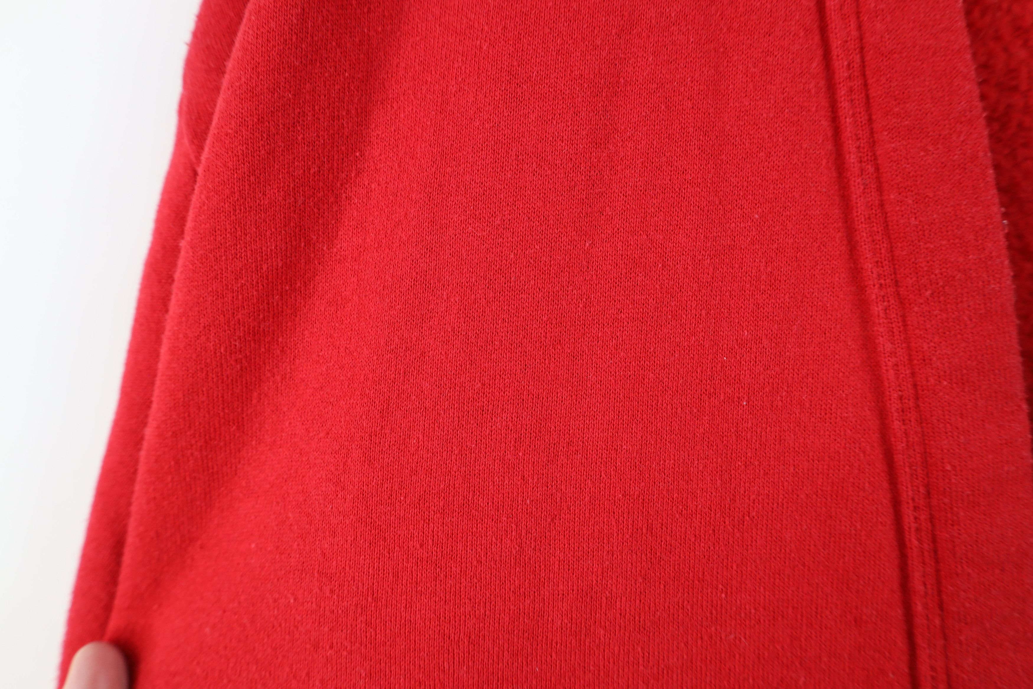Vintage Vintage 90s Streetwear Mouse Cardigan Sweatshirt Red USA Size ONE SIZE - 8 Thumbnail