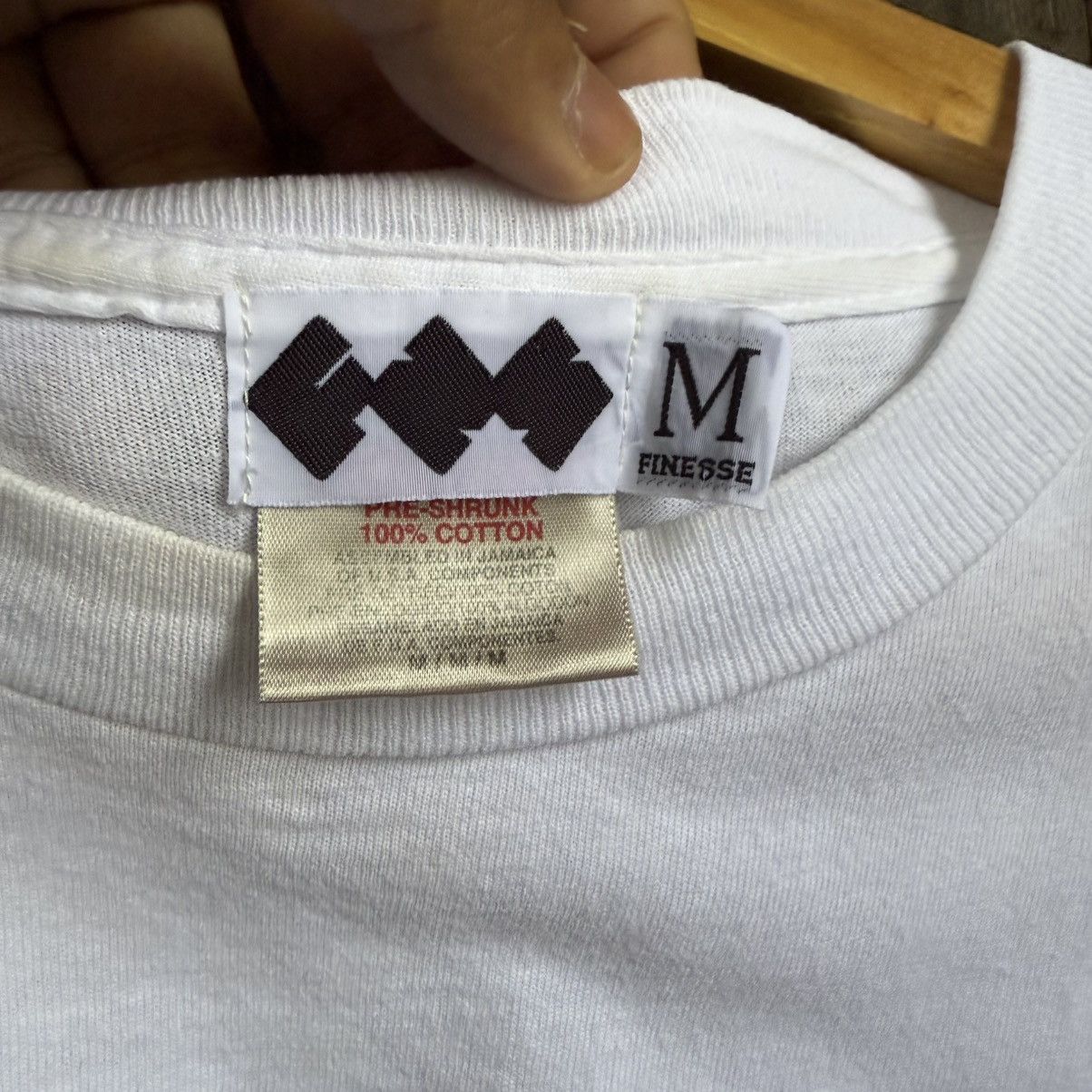 Hiroshi Fujiwara Vintage 90's Finesse Hiroshi Fujiwara Tee Shirt Size US M / EU 48-50 / 2 - 6 Thumbnail
