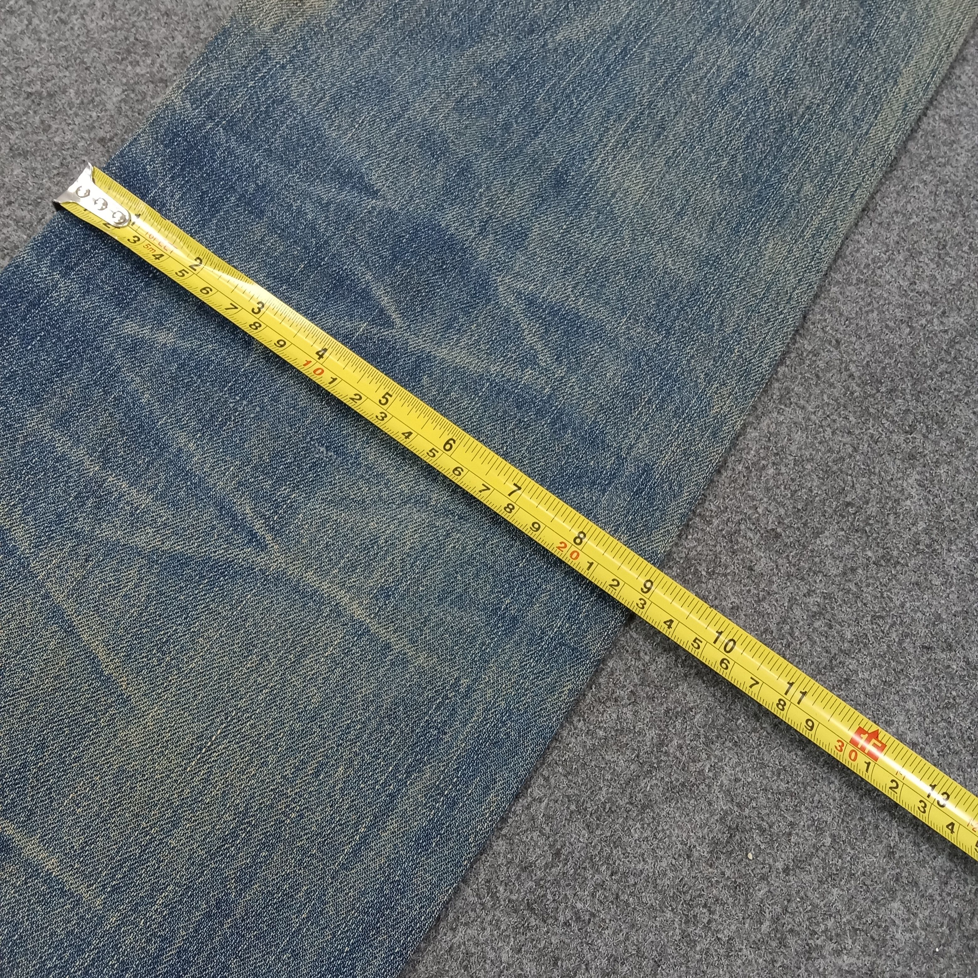 Levi's Levi's 502 Selvedge Distressed Denim Jeans C258N13 Size US 29 - 13 Thumbnail