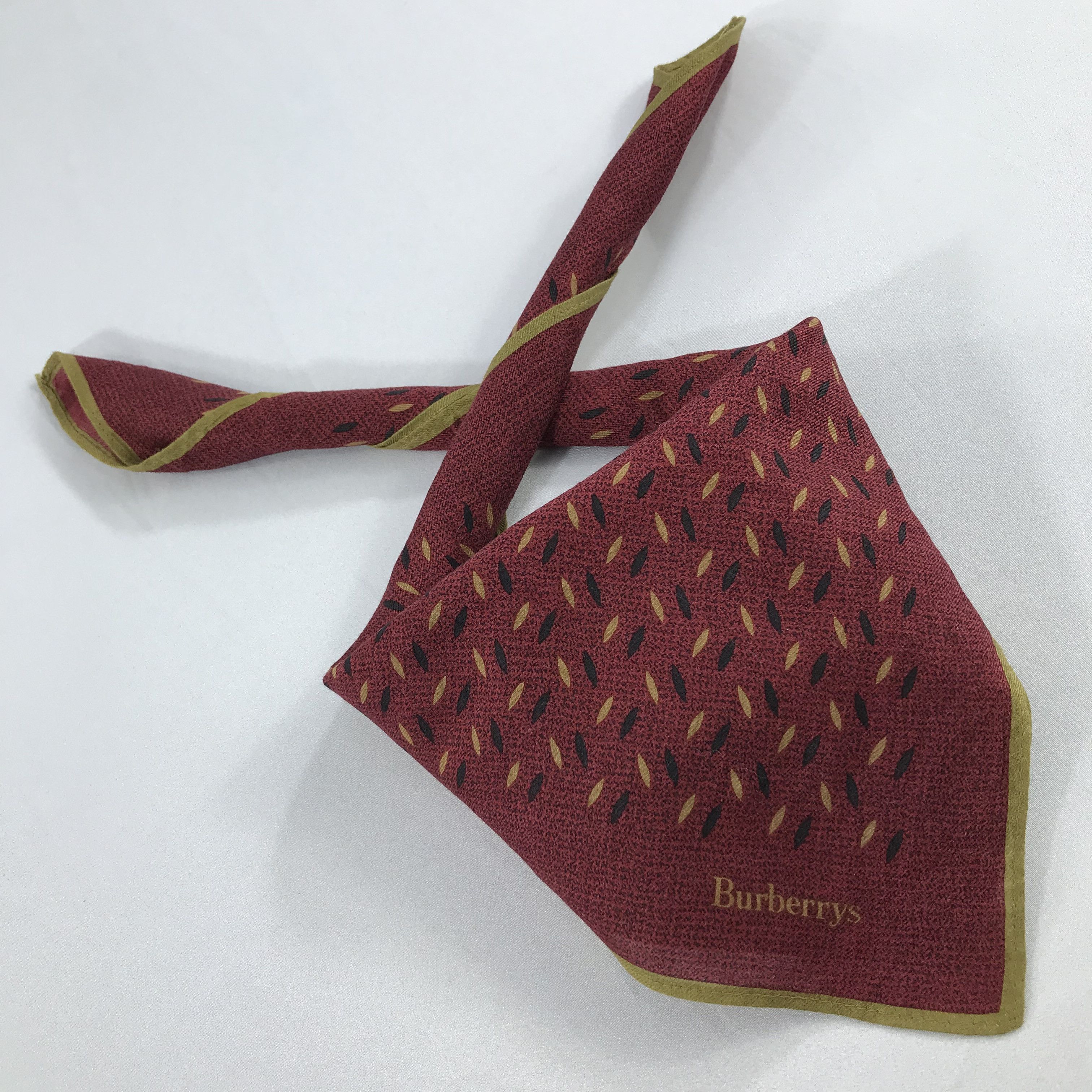 Burberry × Vintage Burberry Bandana / Handkerchief / Neckerchief - S1955 Size ONE SIZE - 4 Thumbnail