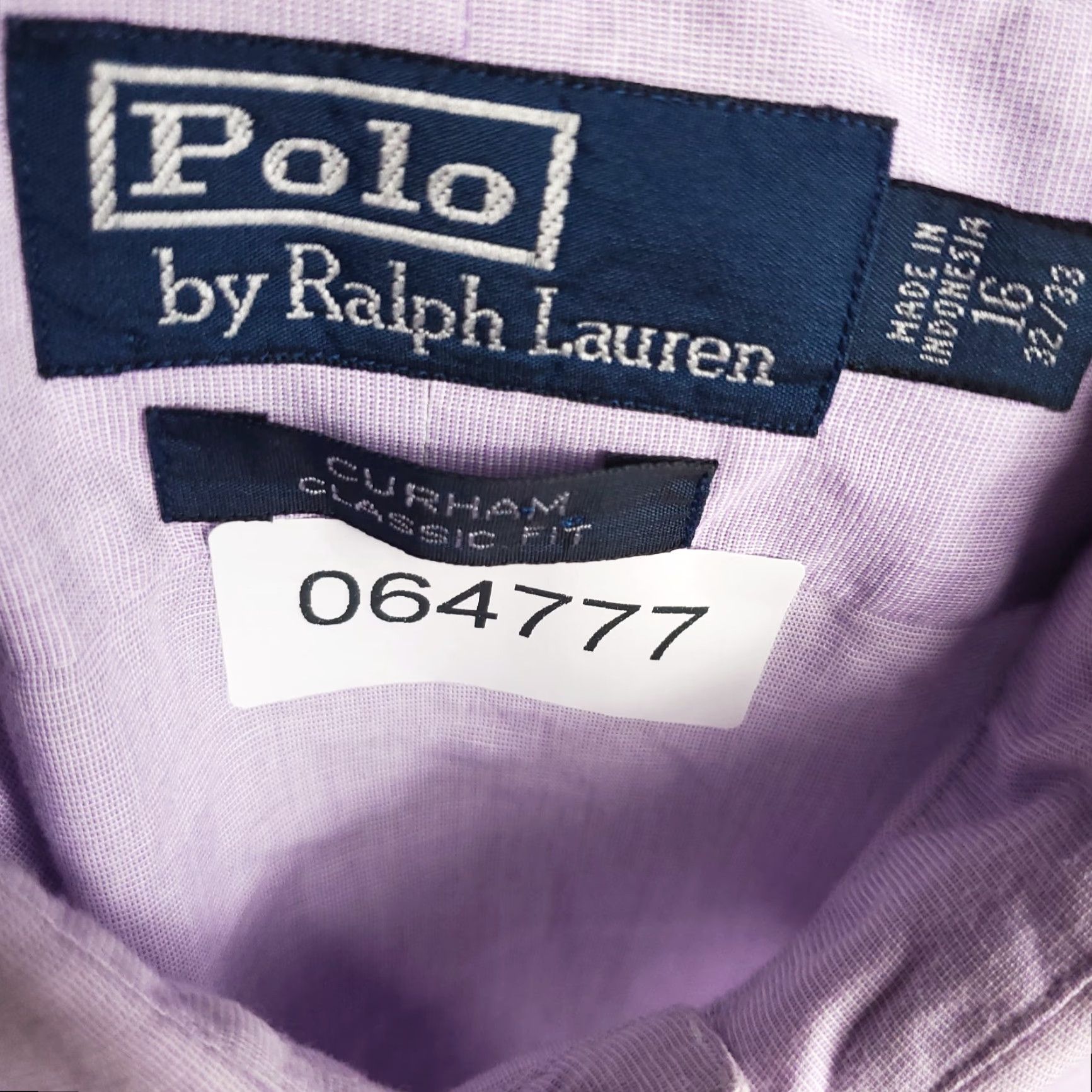 Ralph Lauren Ralph Lauren Shirt Mens Size 16 Purple Dress Button Up Long Sleeve Shirt Size 42R - 7 Thumbnail
