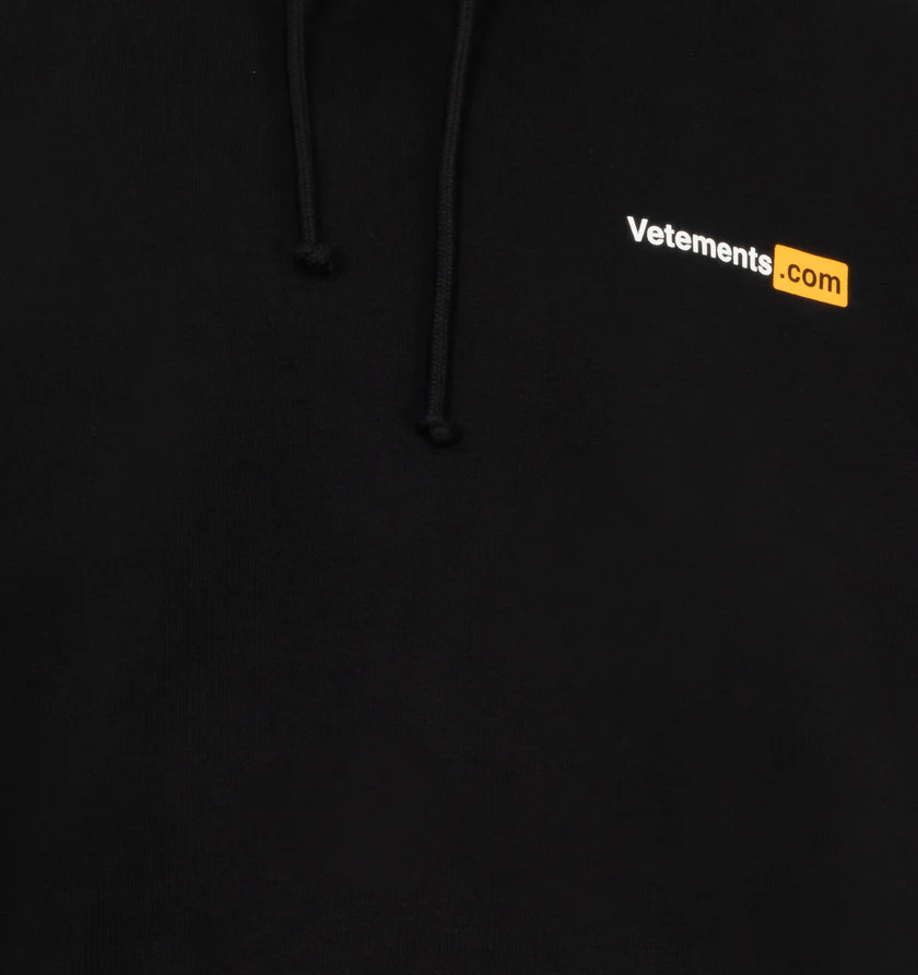 Vetements o1h1sh10525 Oversized Hoodie in Black Size US M / EU 48-50 / 2 - 5 Thumbnail