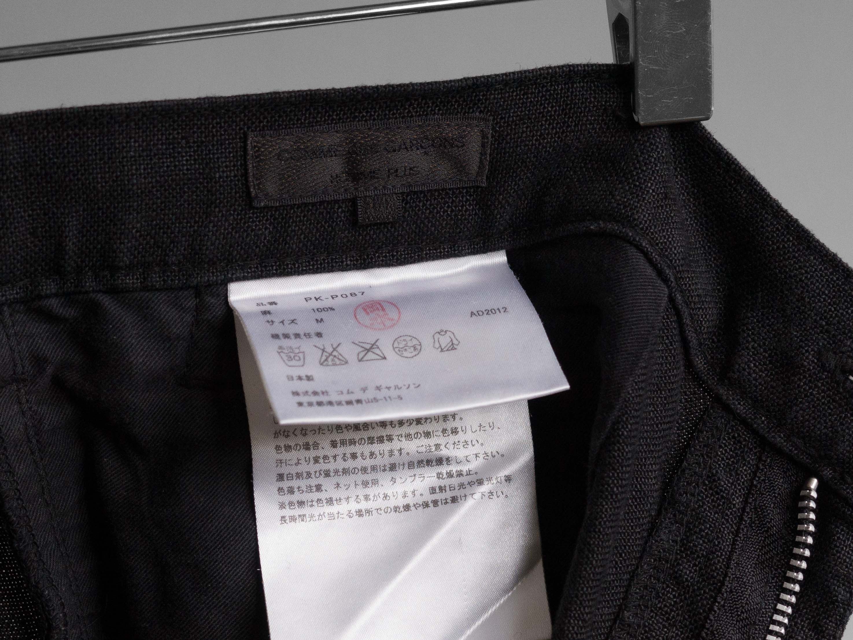 Comme des Garcons Homme Plus SS2013 COMME des GARÇONS HOMME PLUS LINEN SHORTS Size US 32 / EU 48 - 6 Thumbnail