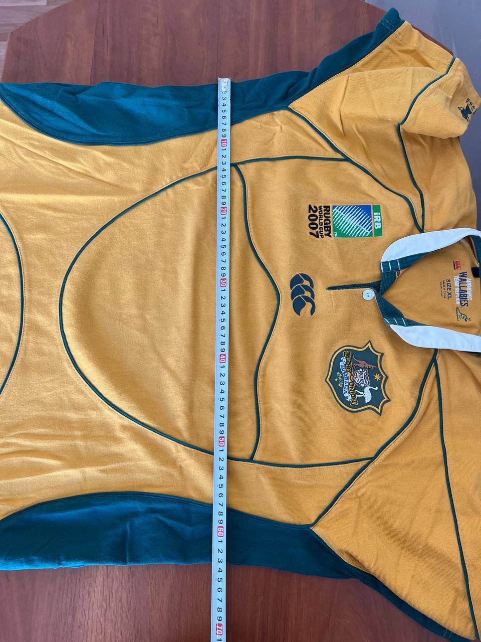 Canterbury of New Zealand 2007 AUSTRALIA RUGBY UNION RARE SHIRT JERSEY SIZE XL MENS Size US XL / EU 56 / 4 - 16 Thumbnail