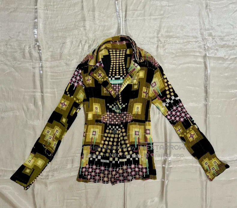 Issey Miyake Issey Miyake Electronic Music Party Vintage Coat Size L / US 10 / IT 46 - 4 Thumbnail
