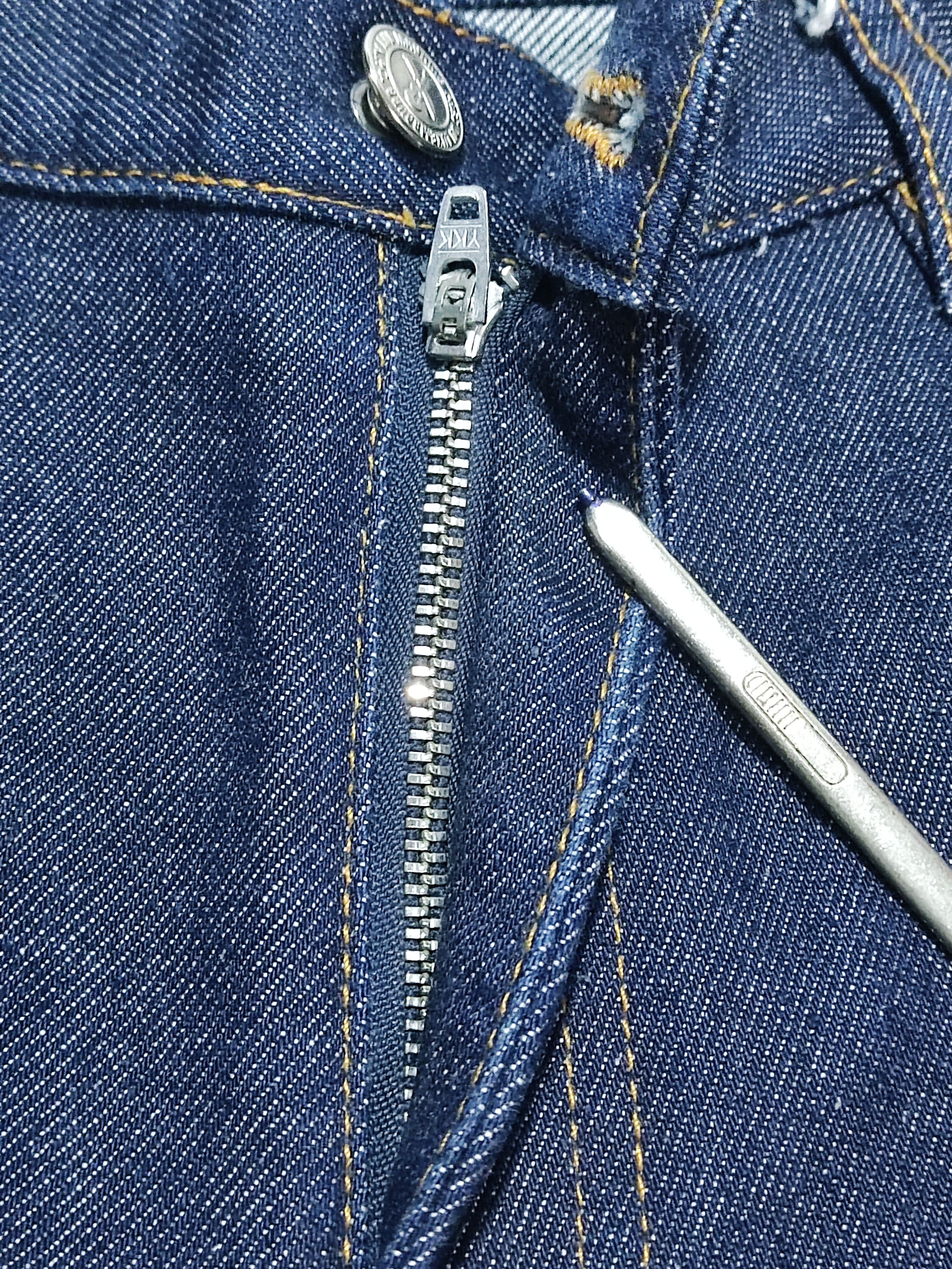 A.P.C. A.P.C. Sailor Jean Dark Indigo Wide Leg Raw Denim High Waist Size US 26 / EU 42 - 6 Thumbnail