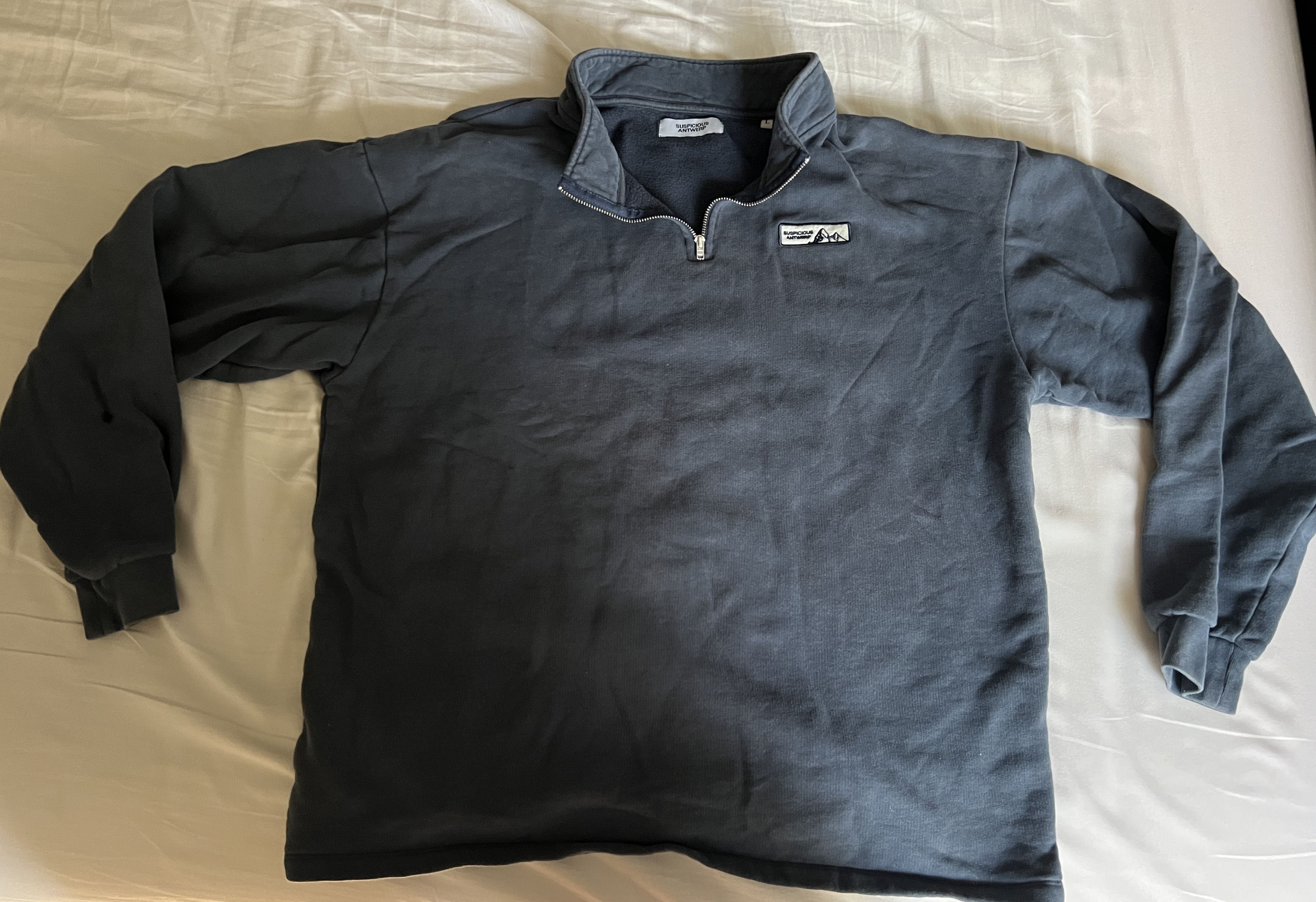 Suspicious Antwerp Navy Half-Zip Size US L / EU 52-54 / 3 - 3 Thumbnail