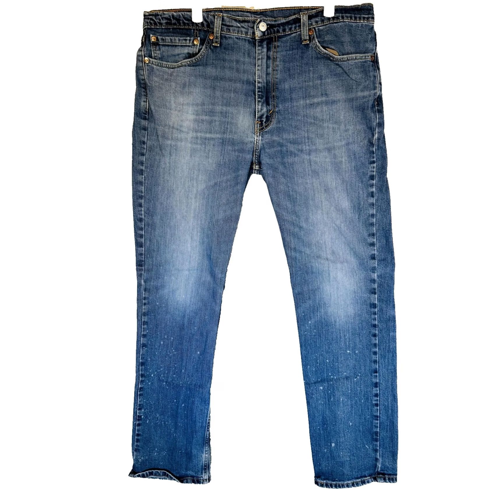Levi's Levi's 511 Jeans Mens 38x30 Slim Tapered Light Blue Denim Zip Fly, 5-Pocket Logo Patch, Regular Fit, Cotton Elastodiene, Blue Light Wash, 511 Model Size US 38 / EU 54 - 5 Thumbnail