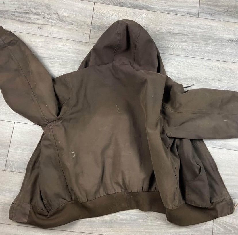 Carhartt Carhartt Duck Washed Quilt Lined Work Jacket* mens Large Reg Size US L / EU 52-54 / 3 - 6 Thumbnail