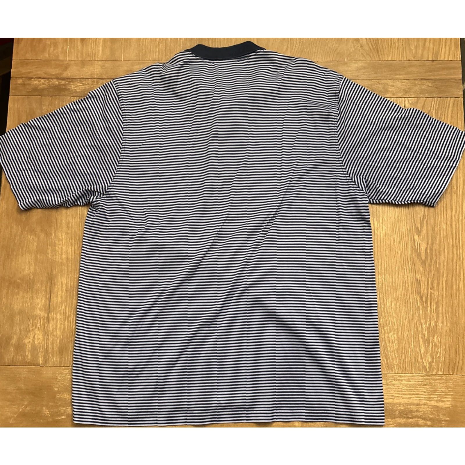 Vintage Masters Collection Polo Shirt Men 2XL Navy Blue Striped Golf Amen Corner Size US XXL / EU 58 / 5 - 4 Thumbnail
