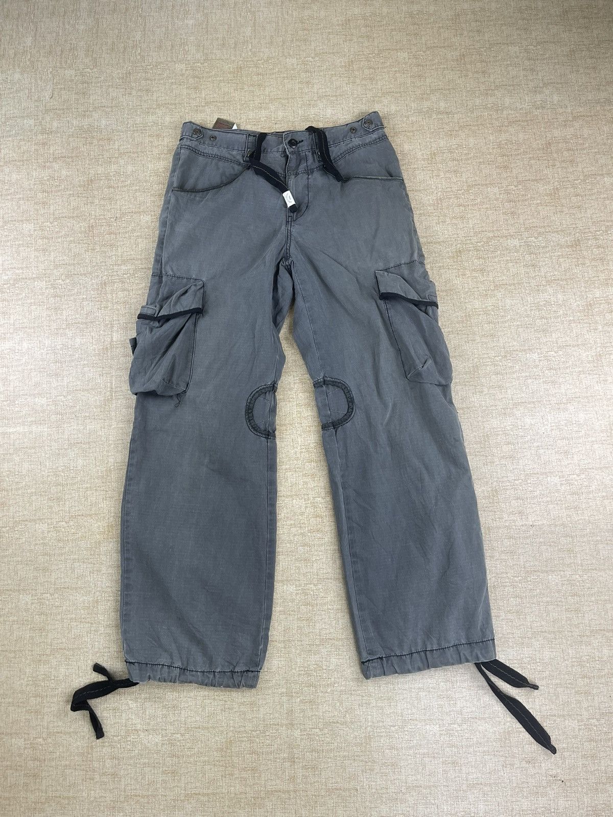 Vintage PPFM Yellow Riot Punks! Bondage Multipocket Pants