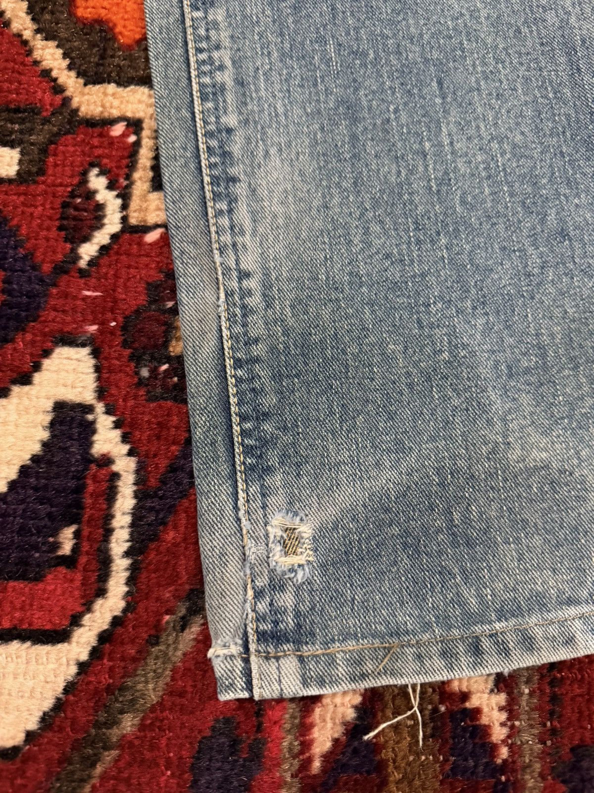 Edwin Vintage Edwin E403 Distressed Denim Made In Japan Size US 30 / EU 46 - 7 Thumbnail