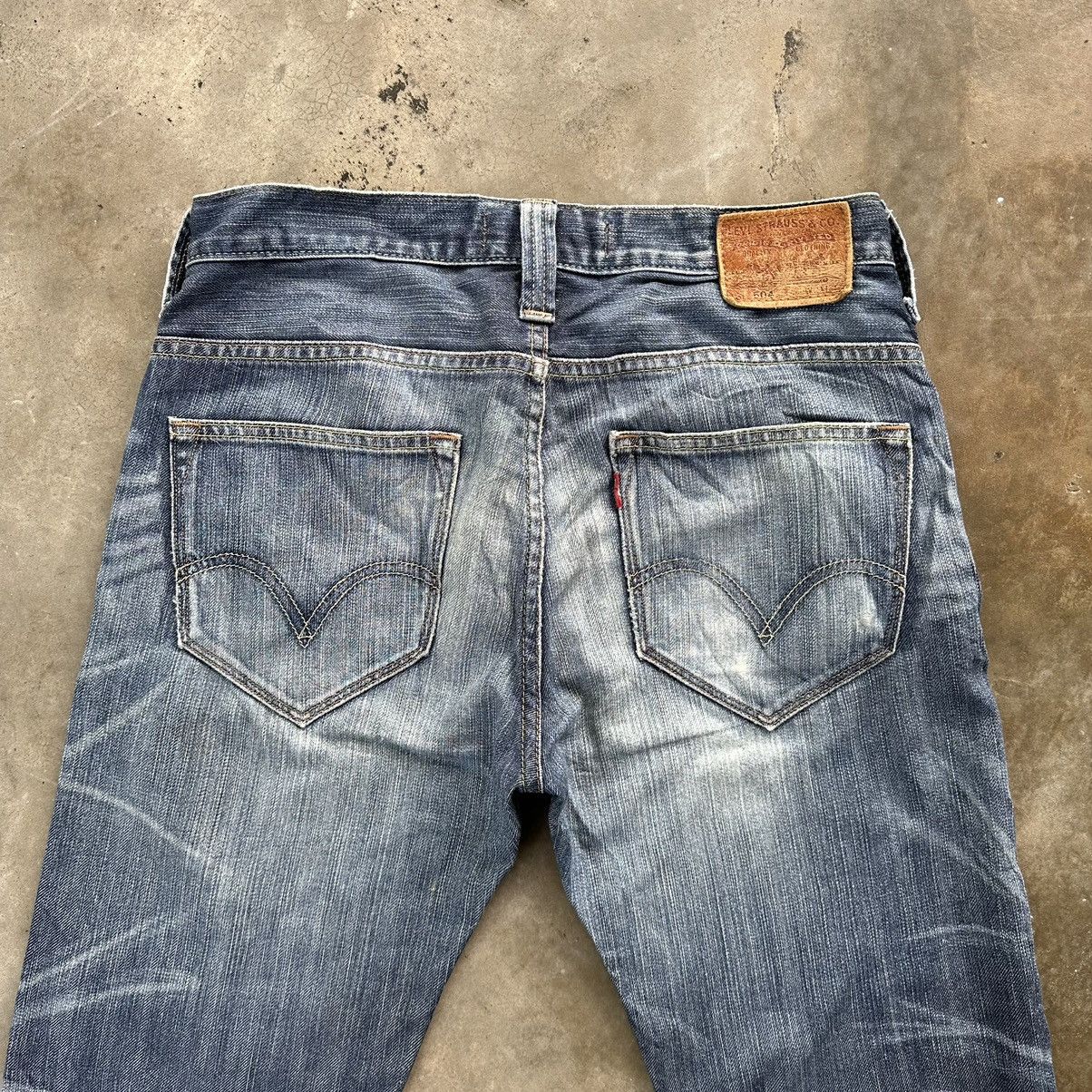Levi's Vintage Levi’s 504 Sick Distressed Faded Denim Jean Pant W32 Size US 32 / EU 48 - 12 Thumbnail