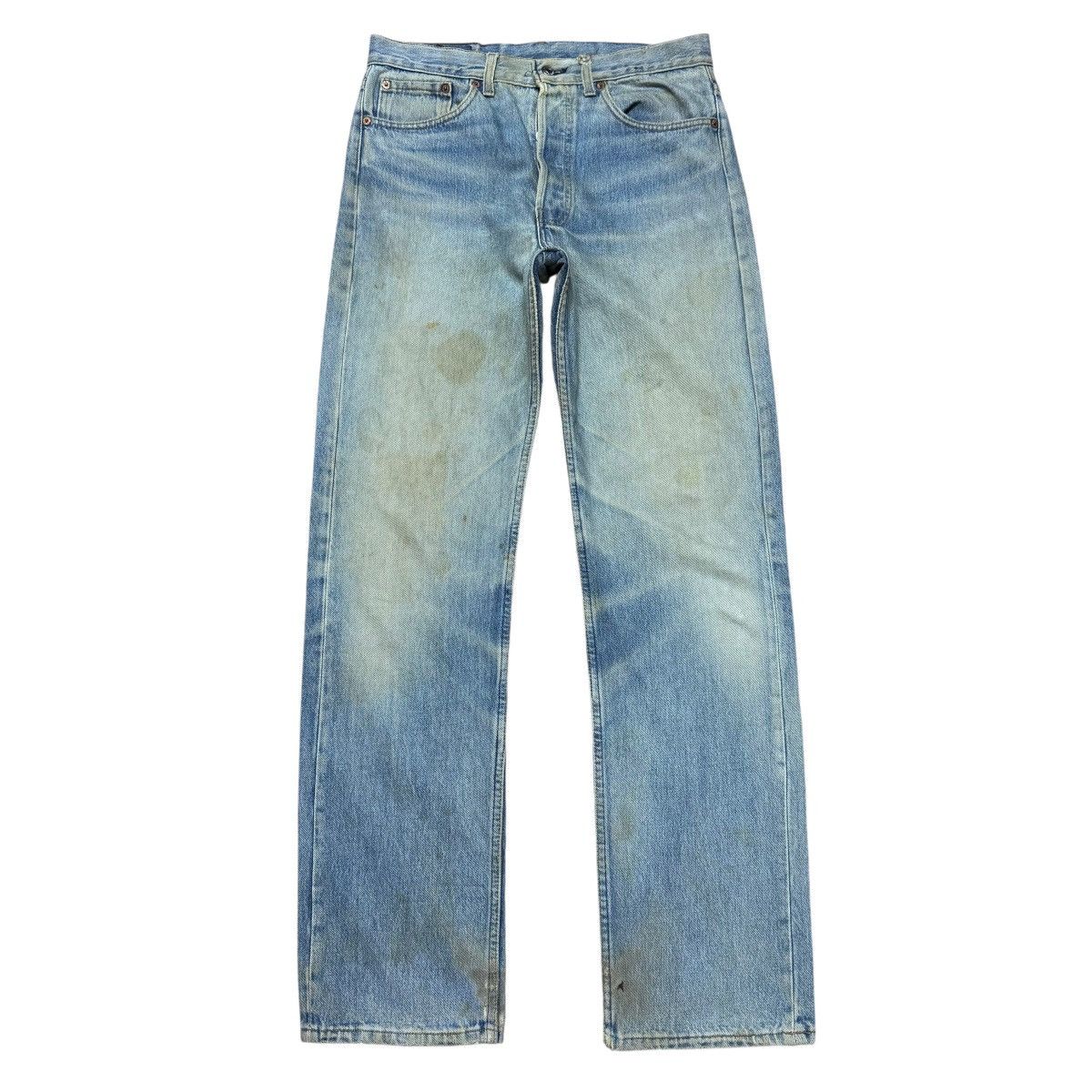 Levi's Vintage 90s Levis 501 Dirty Wash Rusty Jeans Size US 32 / EU 48 - 1 Thumbnail