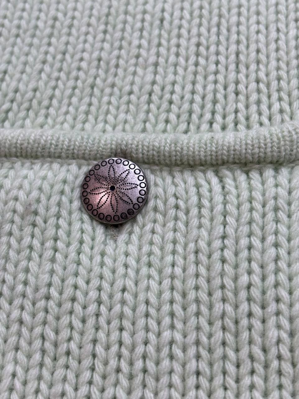 Vintage Hell is for Heroes Virgin Wool Zip Cardigan / Made in Italy Size M / US 6-8 / IT 42-44 - 9 Thumbnail