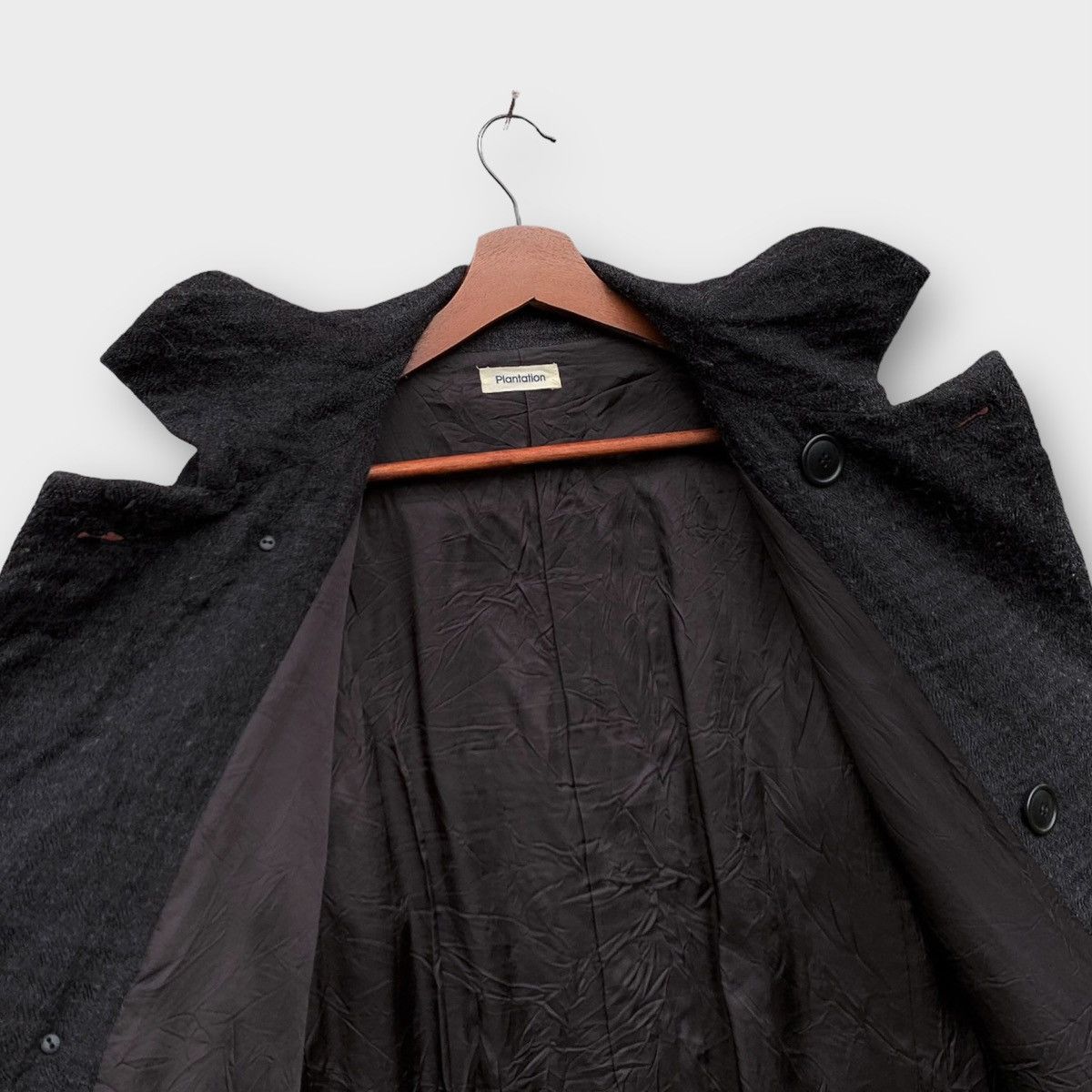 Issey Miyake VINTAGE ISSEY MIYAKE PLANTATION DOUBLE BREASTED WOOL JACKET Size US M / EU 48-50 / 2 - 6 Thumbnail