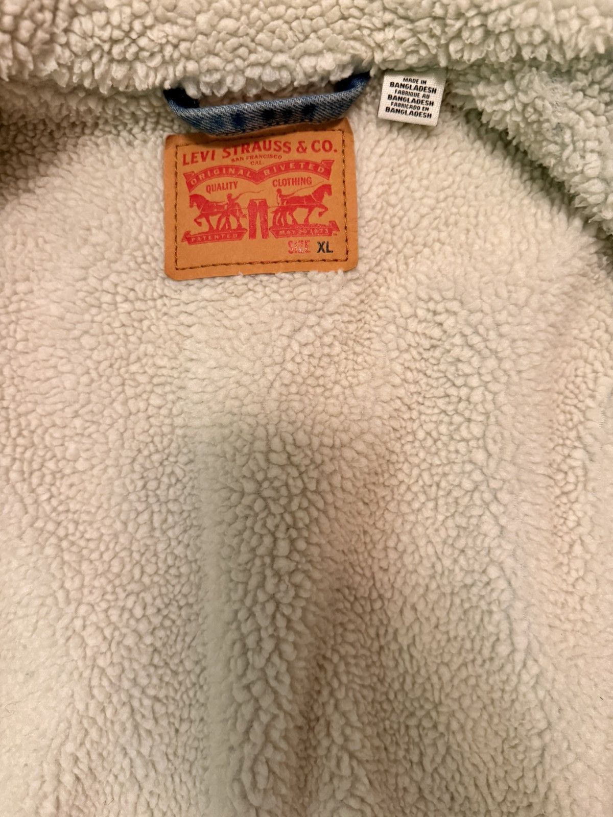 Levi's Levi Sherpa Denim Jacket Size US XL / EU 56 / 4 - 5 Thumbnail