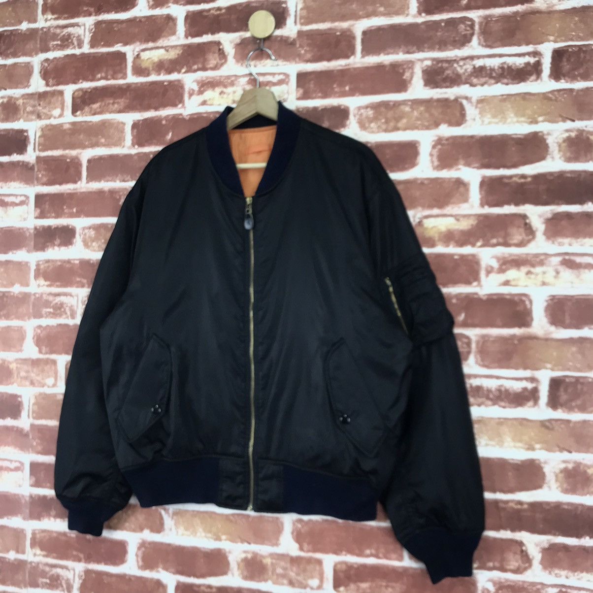 Other Vintage Air Force Flight Jacket Size US XL / EU 56 / 4 - 2 Thumbnail