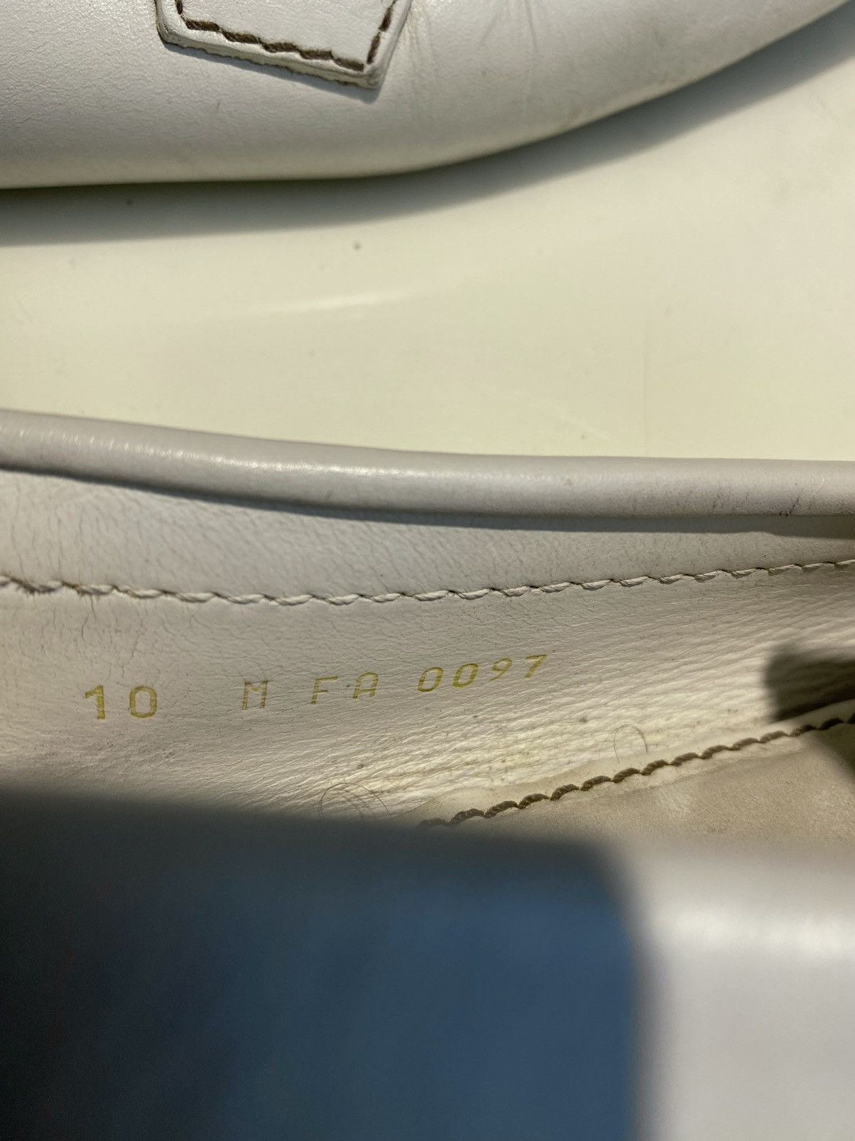 Louis Vuitton Monte Carlo LV Logo Moccasins White Leather Size US 11 / EU 44 - 10 Thumbnail
