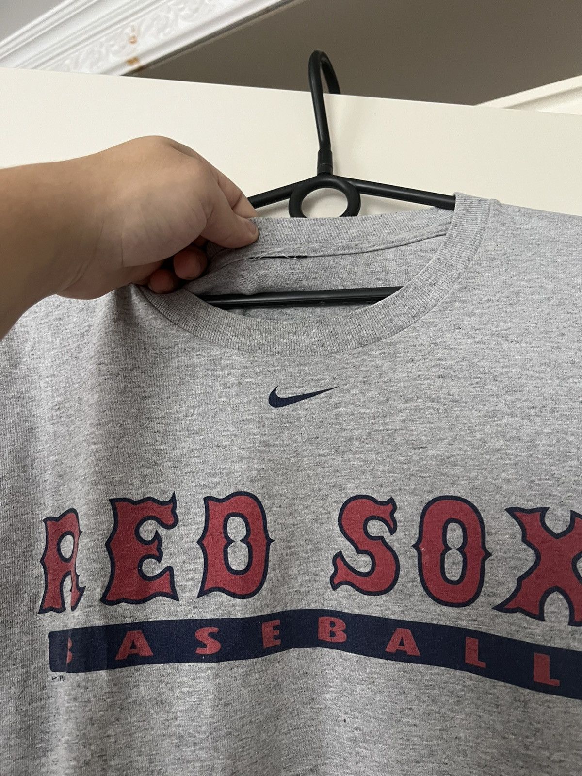 Nike Vintage Nike Red Sox Baseball Tee 2002 Size US L / EU 52-54 / 3 - 8 Thumbnail