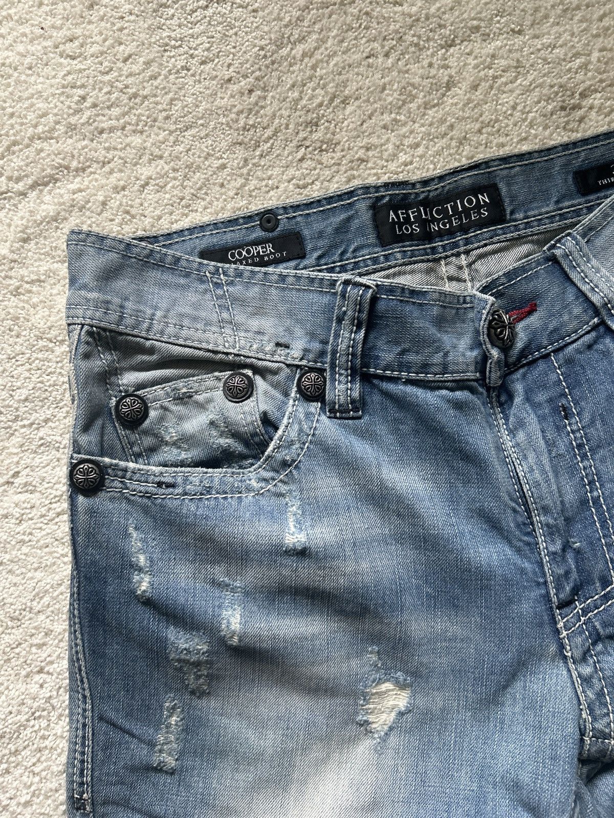 Affliction Affliction mens black label cooper jeans Size US 34 / EU 50 - 5 Thumbnail
