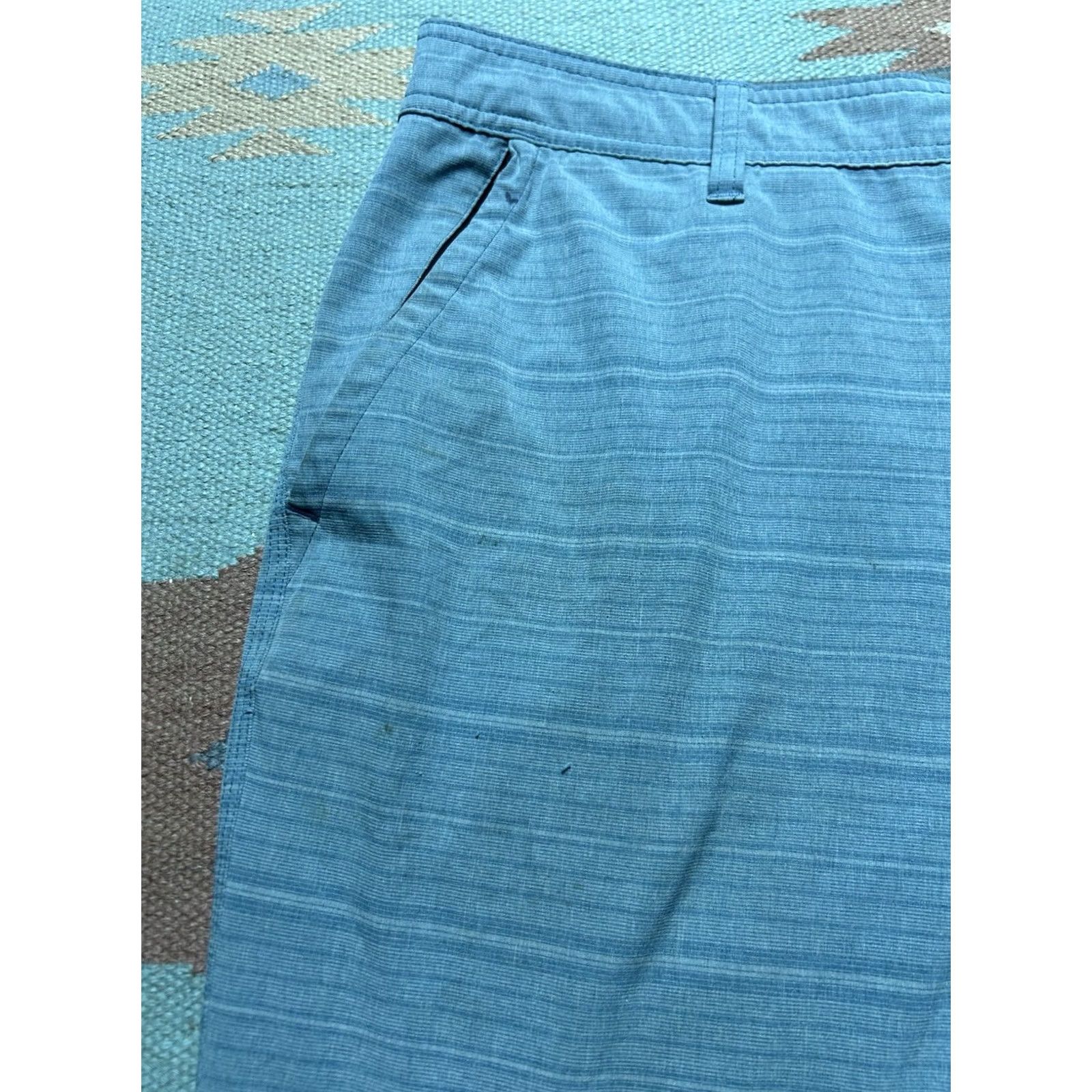 O'Neill O’Neill Board Shorts Men Beach Light Blue Lightweight 38 Blue Surf 9.5" Inseam 20" Outseam Mens Size US 38 / EU 54 - 3 Thumbnail