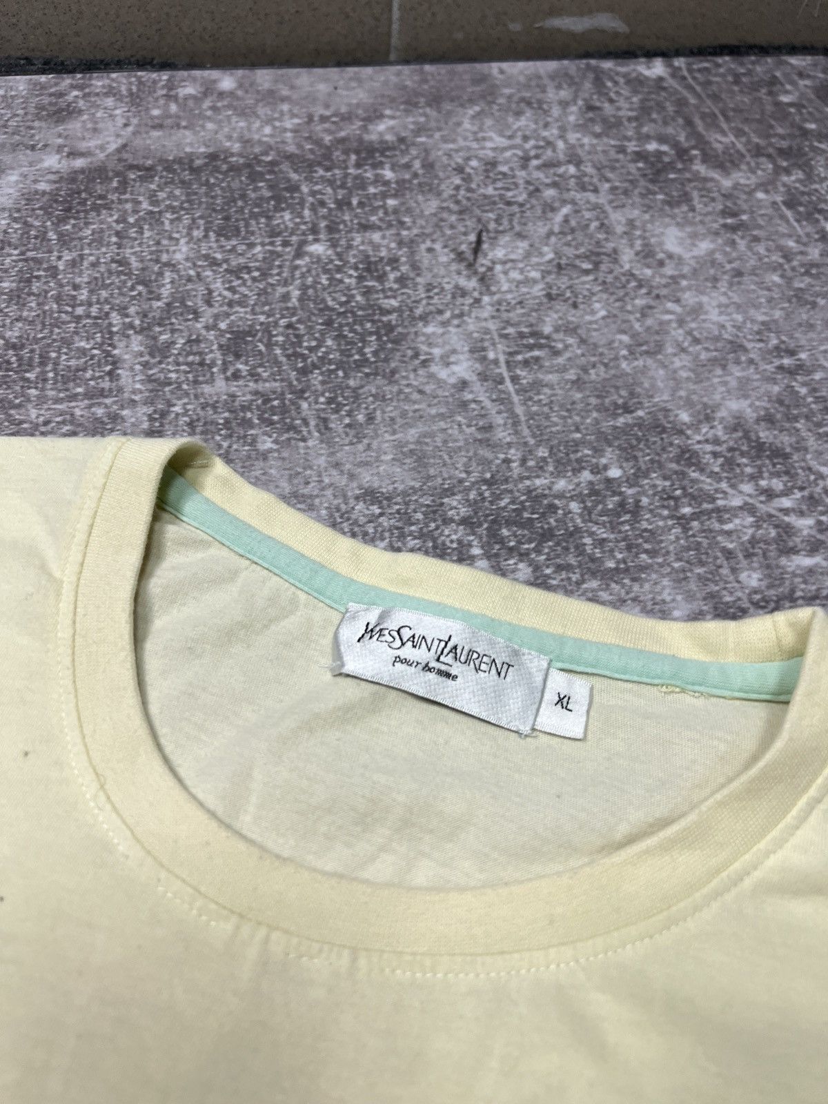 Yves Saint Laurent Vintage Yves Saint Laurent T-Shirt Big Logo YSL Y2K Size US XL / EU 56 / 4 - 4 Thumbnail