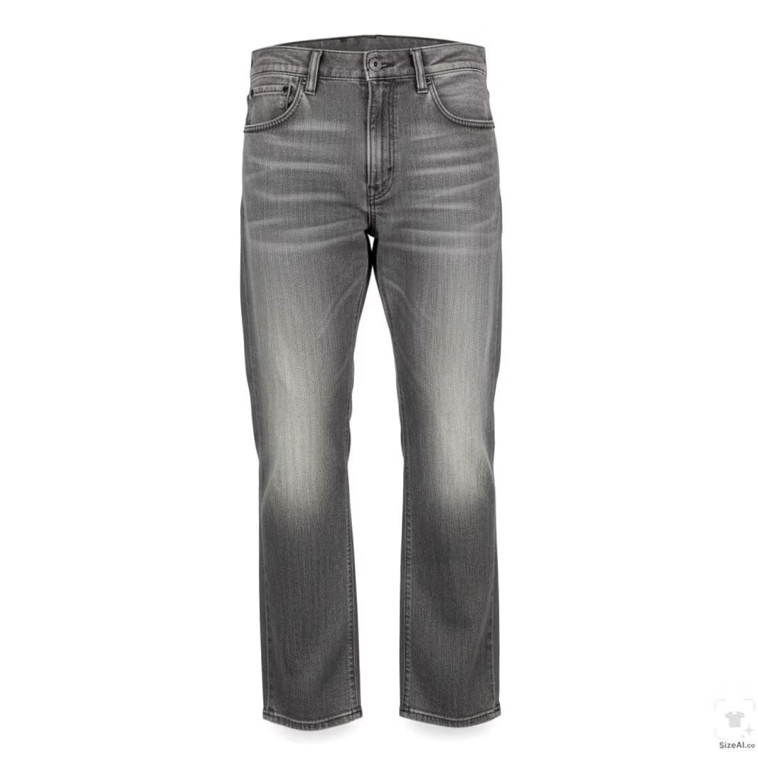 Levi's Levi's 511 Jeans Mens Slim Skinny Gray Light Wash 34x32 Zip Fly Mid Rise Denim Logo 5-Pocket USA Deadstock? Size US 34 / EU 50 - 2 Thumbnail