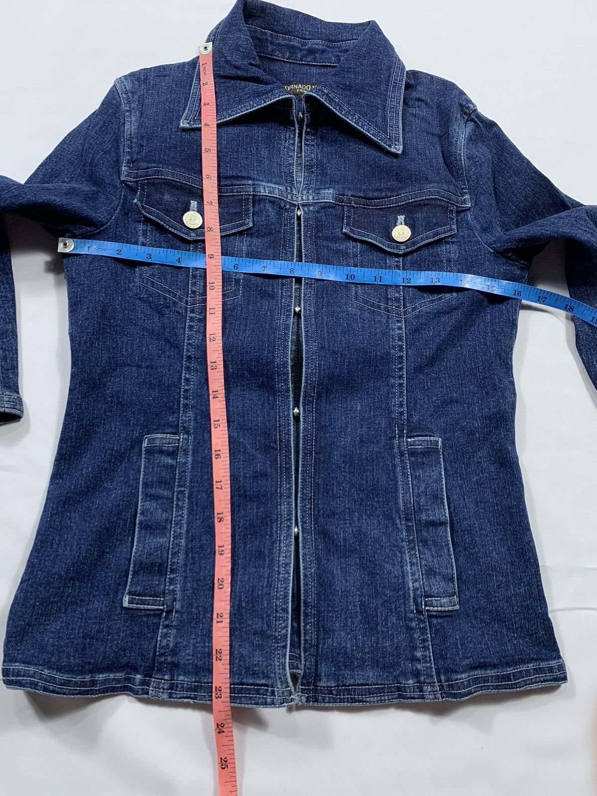 Tornado Mart Tornado Mart slim denim jacket Size US S / EU 44-46 / 1 - 5 Thumbnail