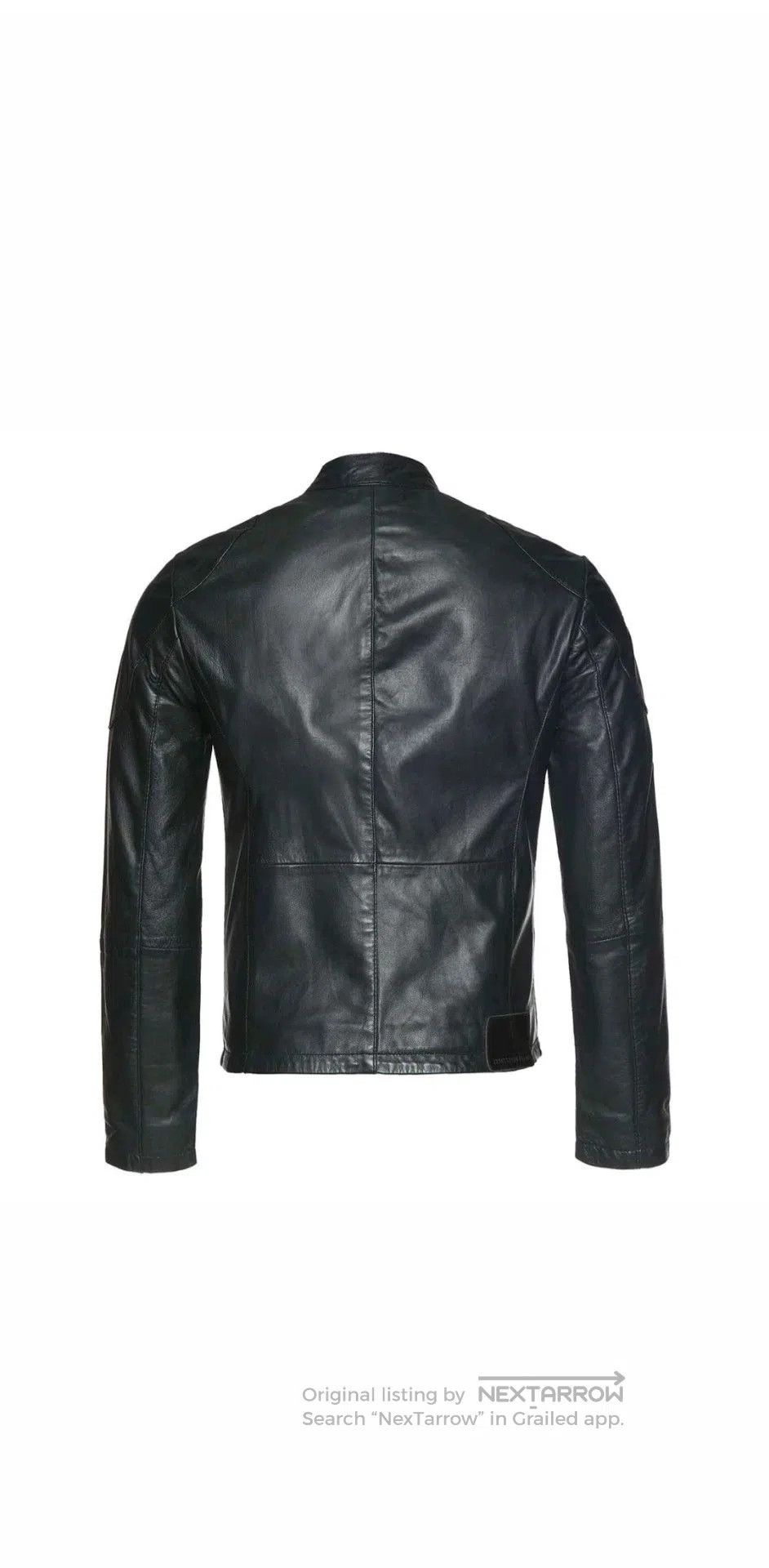 Trussardi Trussardi Black Leather Jacket. Size US M / EU 48-50 / 2 - 2 Thumbnail