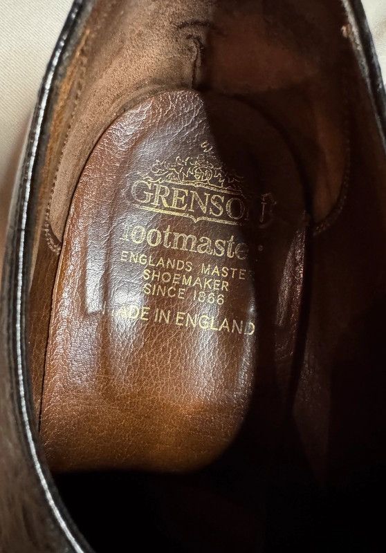 Grenson × Vintage Vintage Grenson Footmaster loafers made in England in 1990s Size US 10.5 / EU 43-44 - 8 Thumbnail