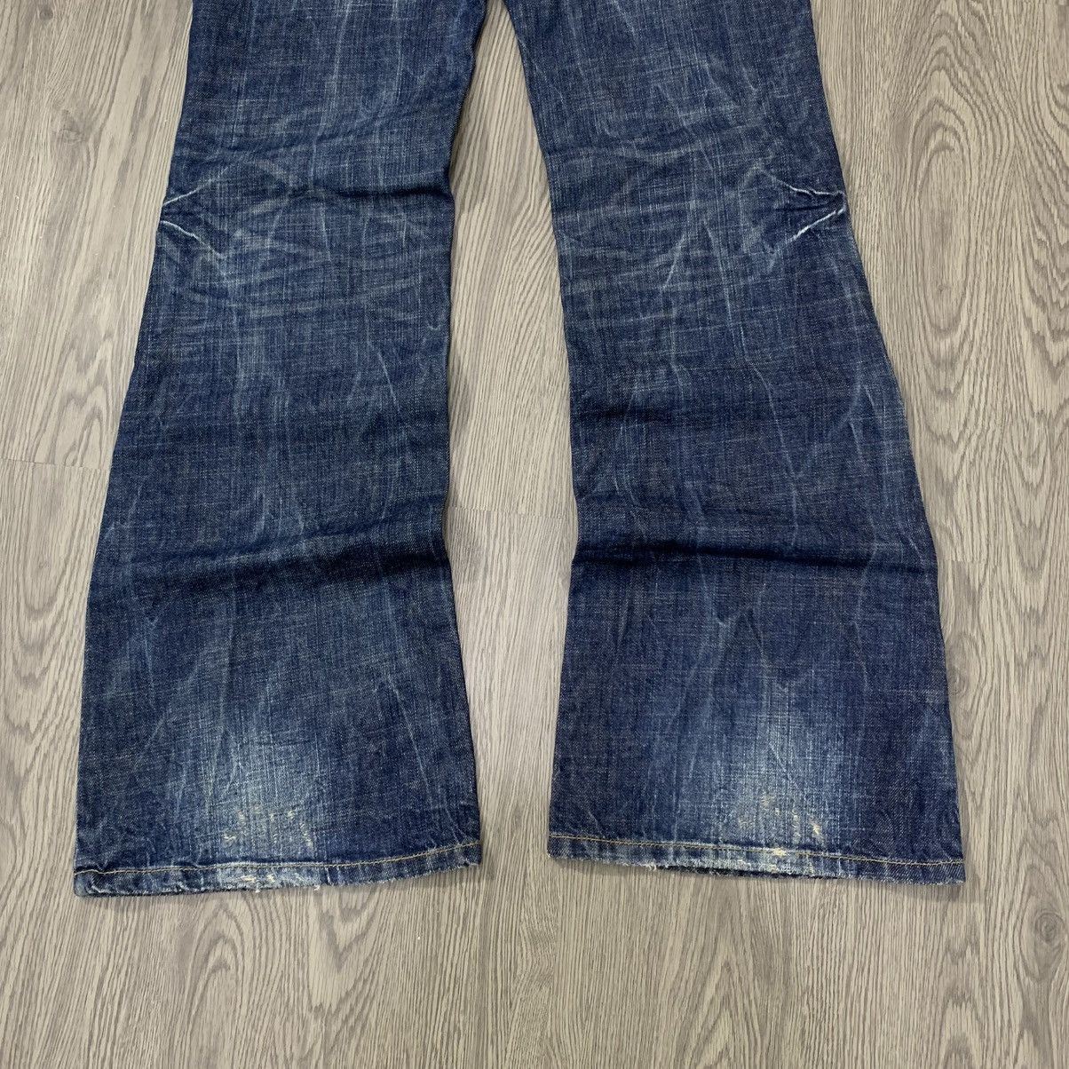 20471120 Blue Virus Flare Jeans Size US 32 / EU 48 - 4 Thumbnail