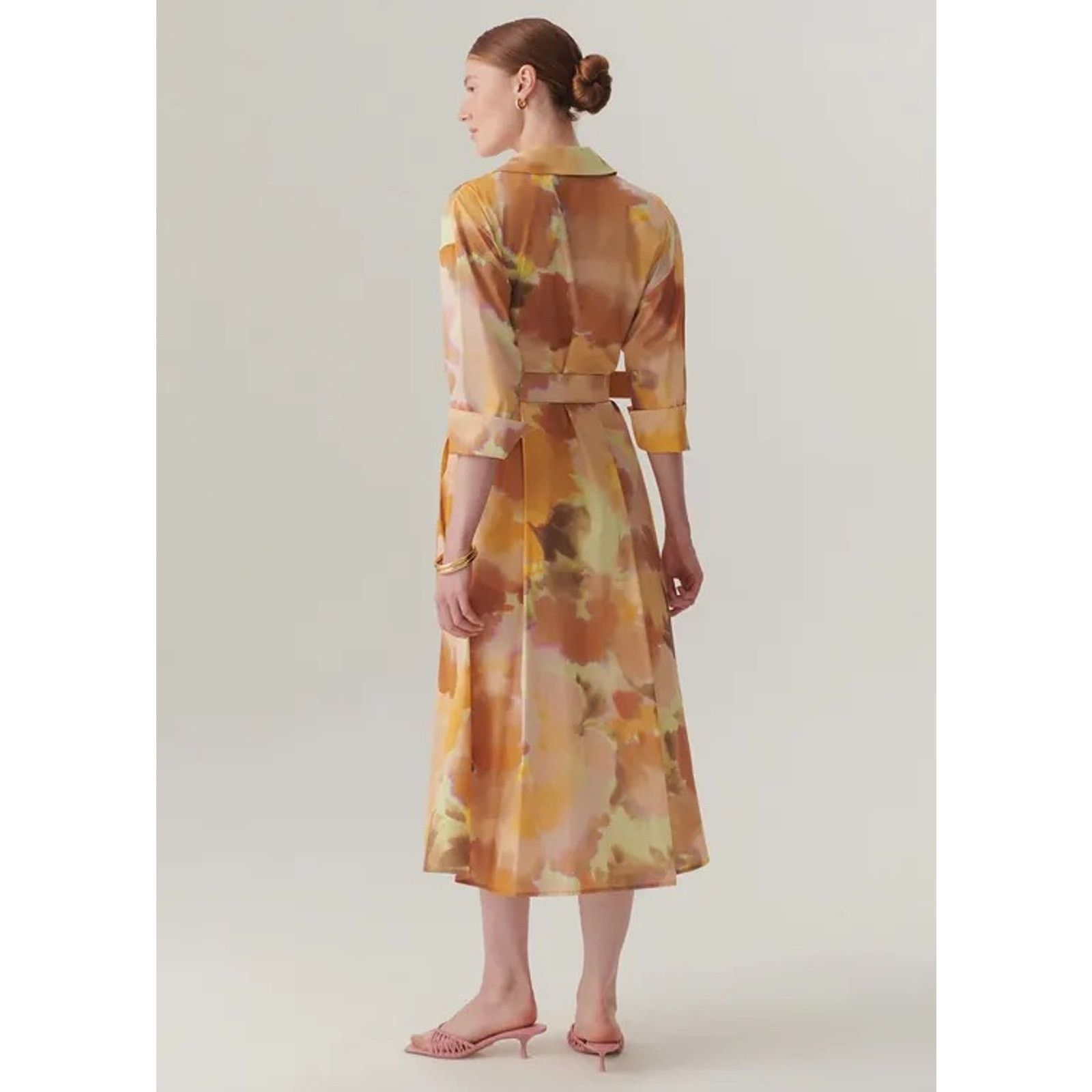 Other Exquise Brooklyn Dress Watercolor Belted Size M / US 6-8 / IT 42-44 - 15 Thumbnail