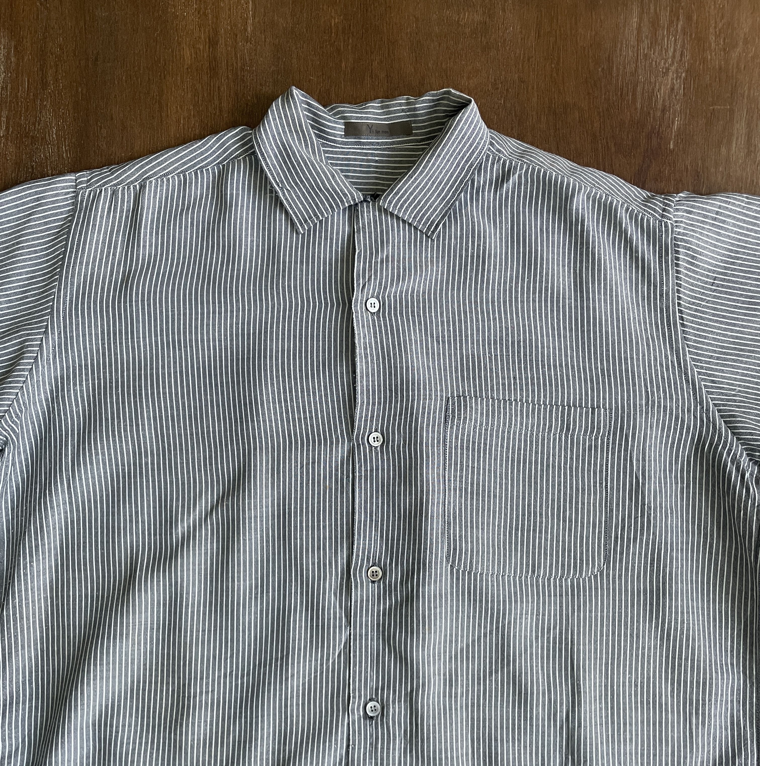 Y's for Men Y's for men Yohji Yamamoto Striped T-Shirt Size US M / EU 48-50 / 2 - 2 Thumbnail