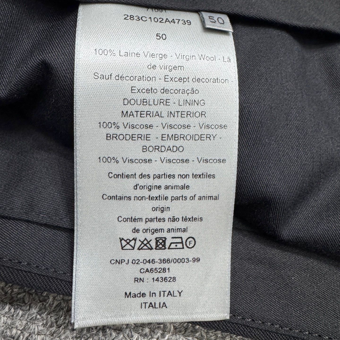 Dior Dior x TS Embroidered Wool Flared Trousers Size 50 Size US 34 / EU 50 - 3 Thumbnail
