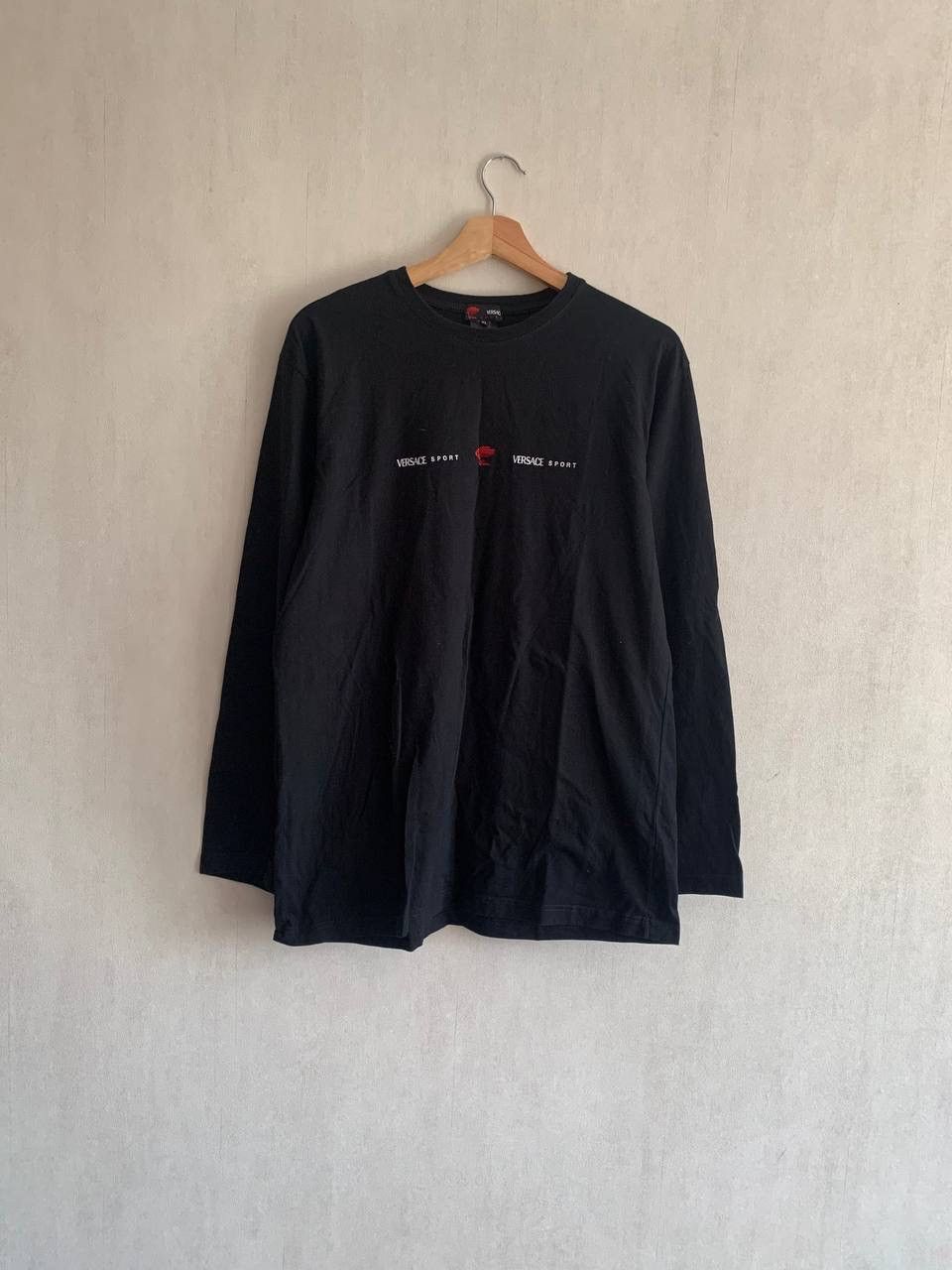Designer × Versace × Versace Jeans Couture Versace Sport Longsleeve Vintage Medusa Logo Y2k Mens XL Size US XL / EU 56 / 4 - 1 Thumbnail
